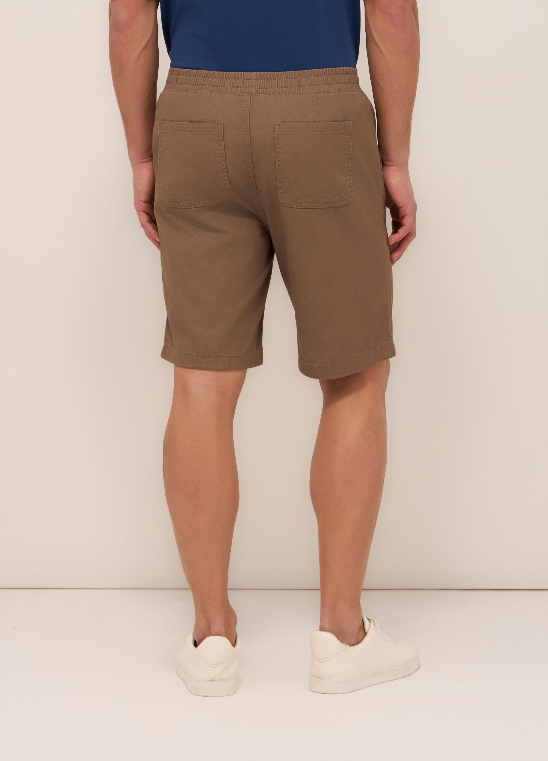 Bermuda in twill di cotone uomo_1