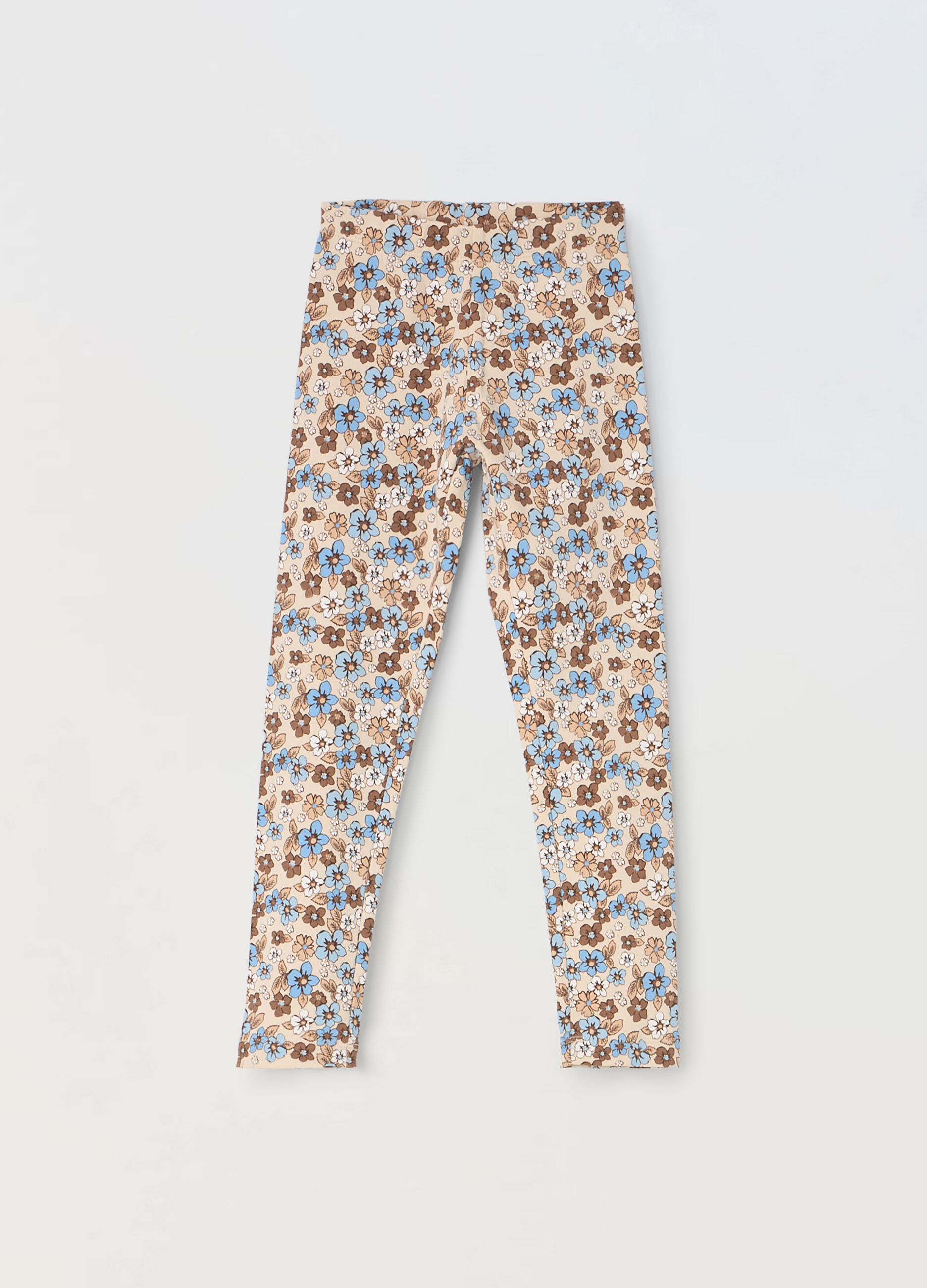 Leggings in cotone stretch bambina_0