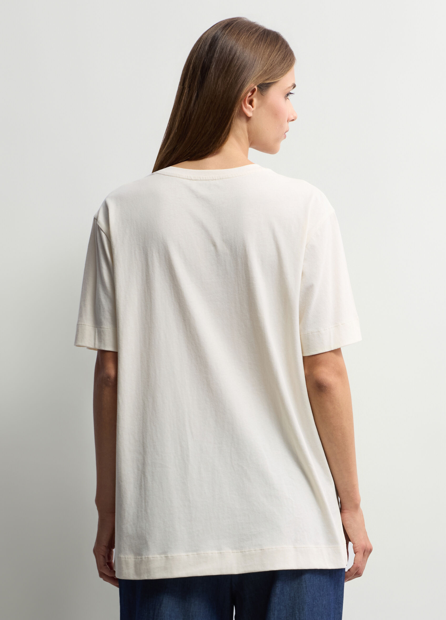 T-shirt girocollo Fit Over donna_1