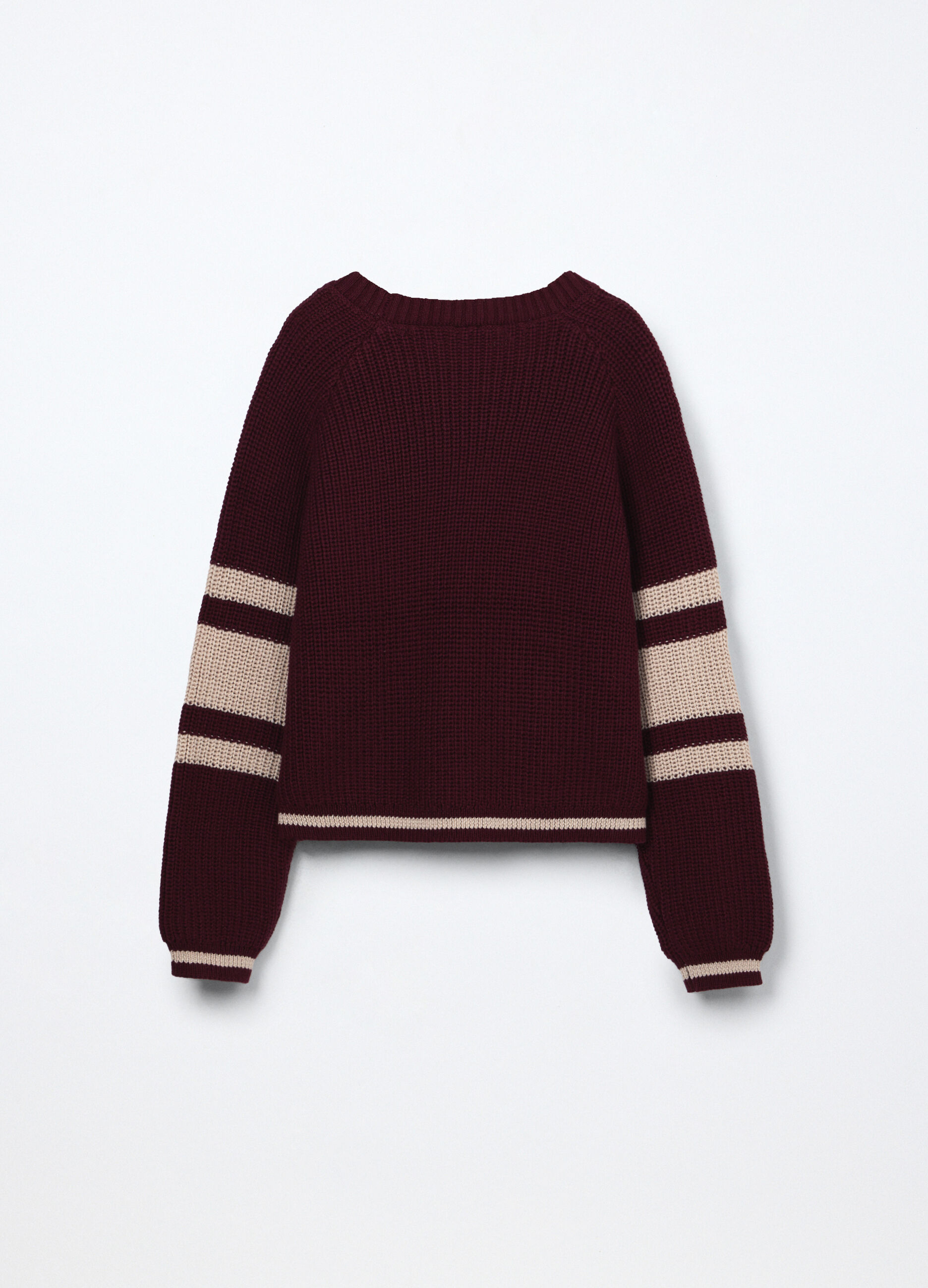 Girocollo tricot misto cotone ragazza_1