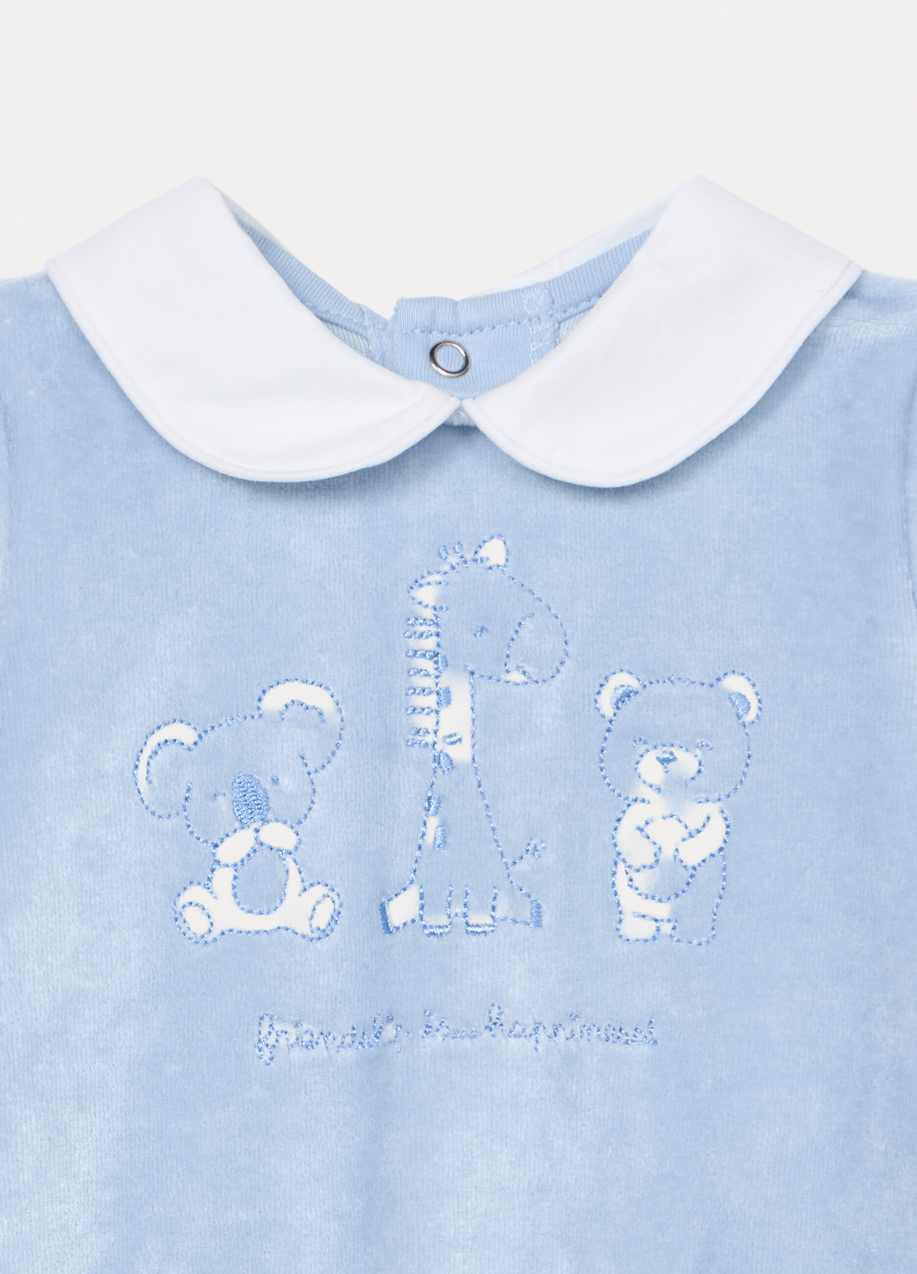 Tutina velour misto viscosa di bamboo neonato_2