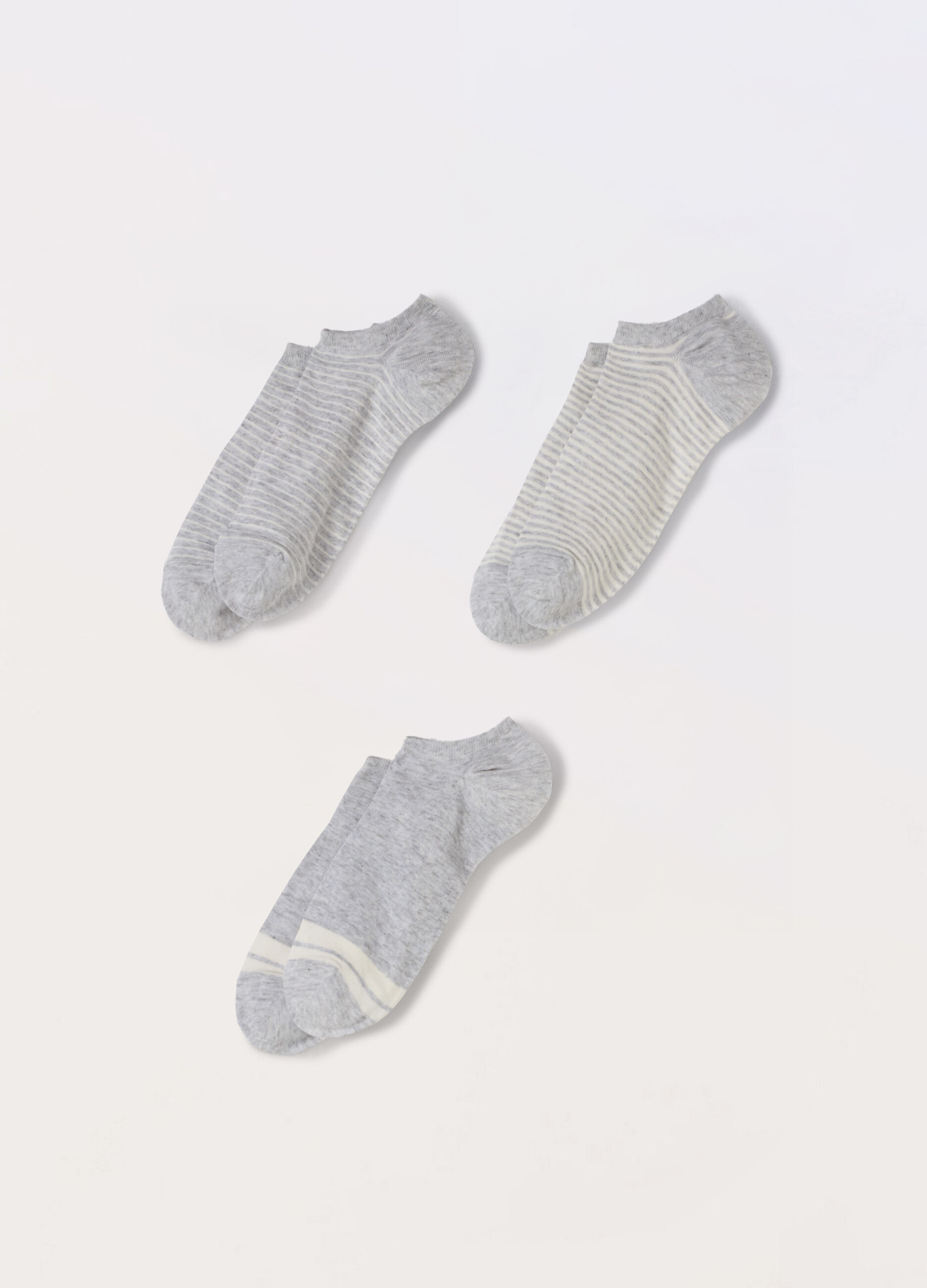 3 pack calzini sneaker in cotone stretch uomo_0