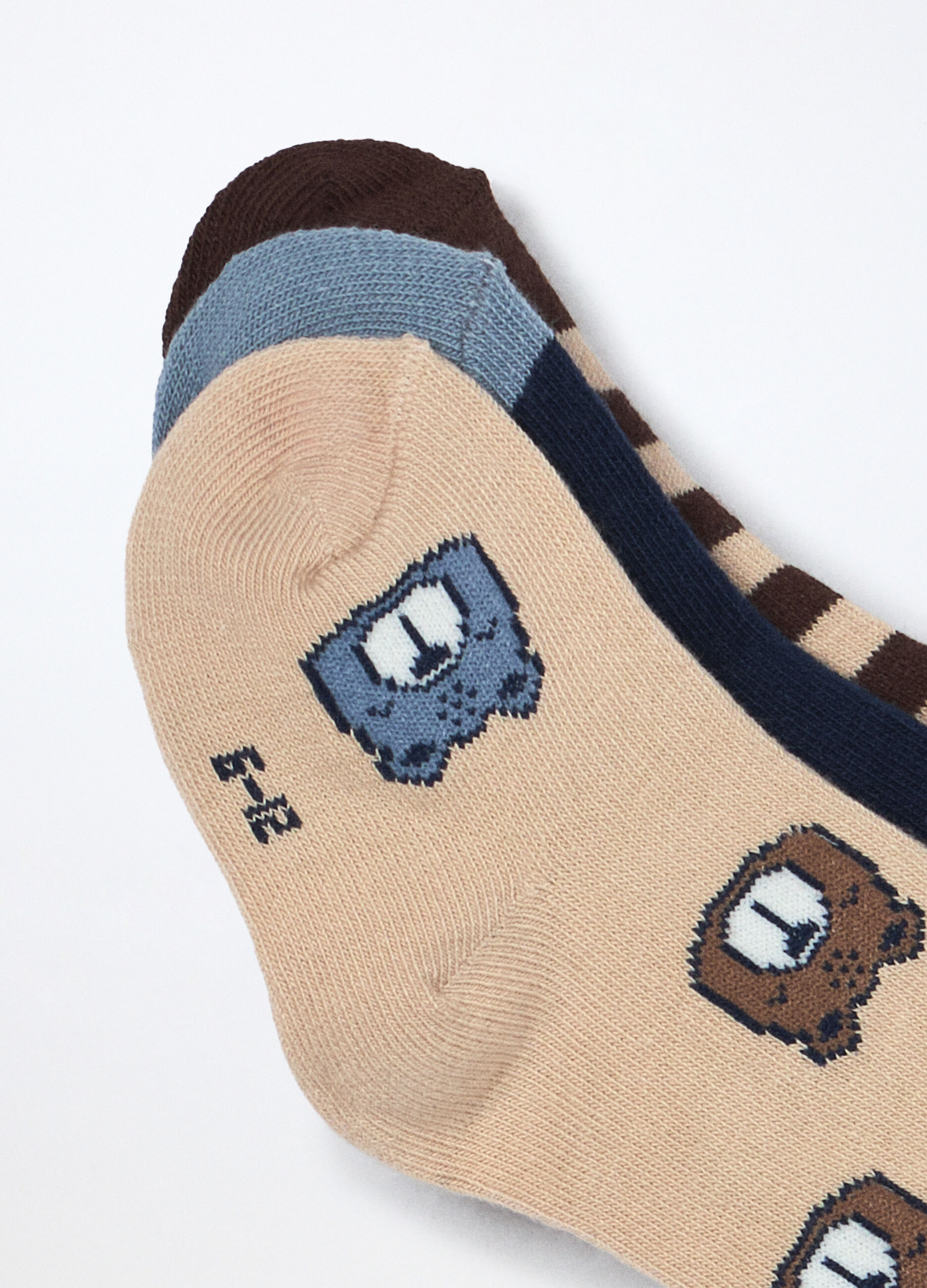 Pack 3 calze in misto cotone neonato_2