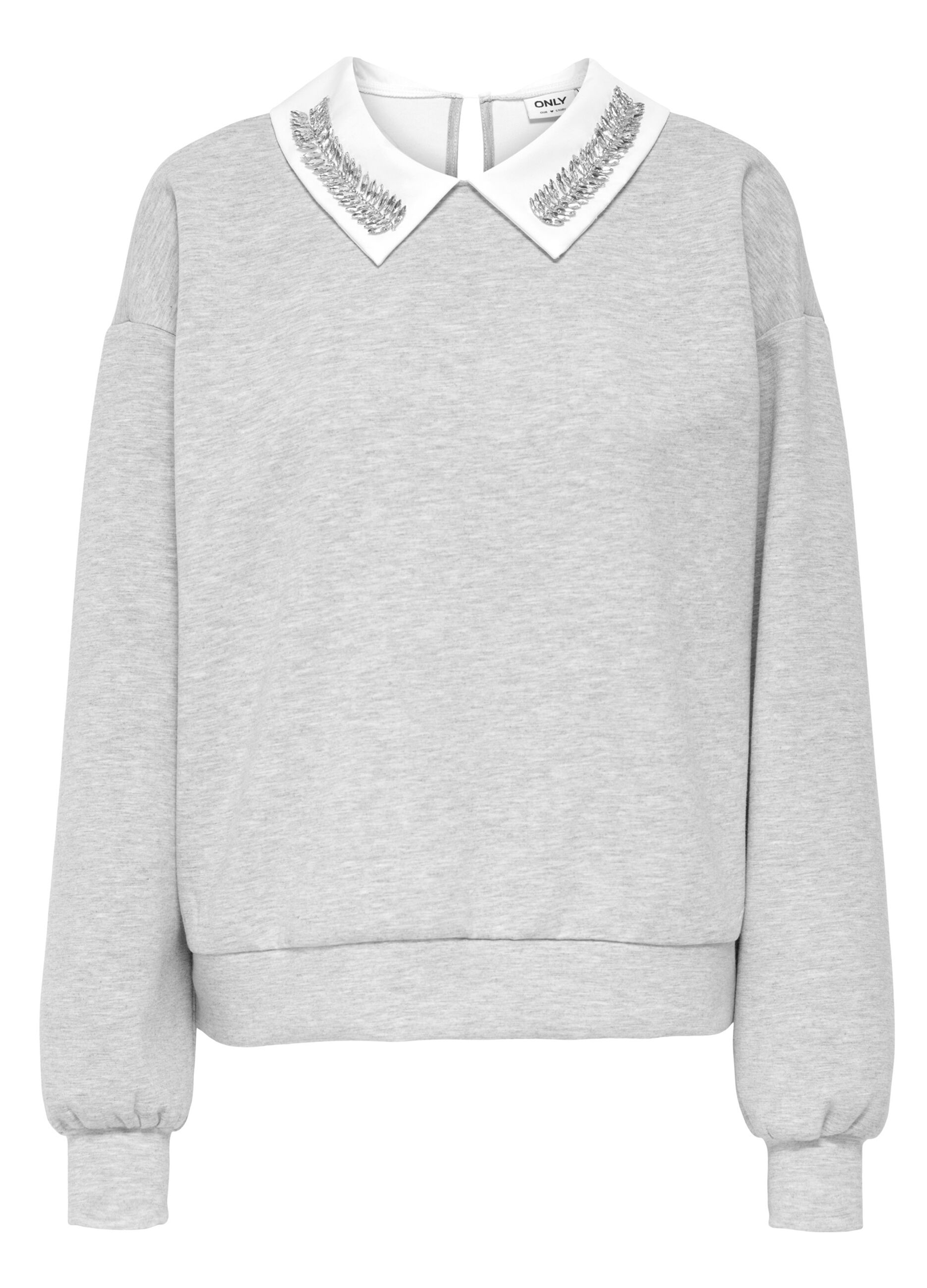 Felpa con inserto camicia donna_5