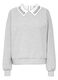 Felpa con inserto camicia donna_5