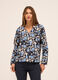 Blusa in puro cotone con scollo a V donna_0