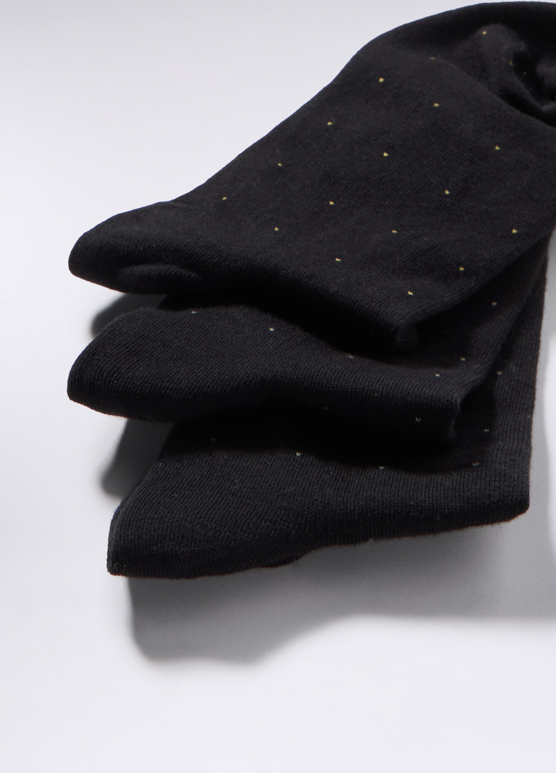 3 pack calzini sportivi a pois uomo_1