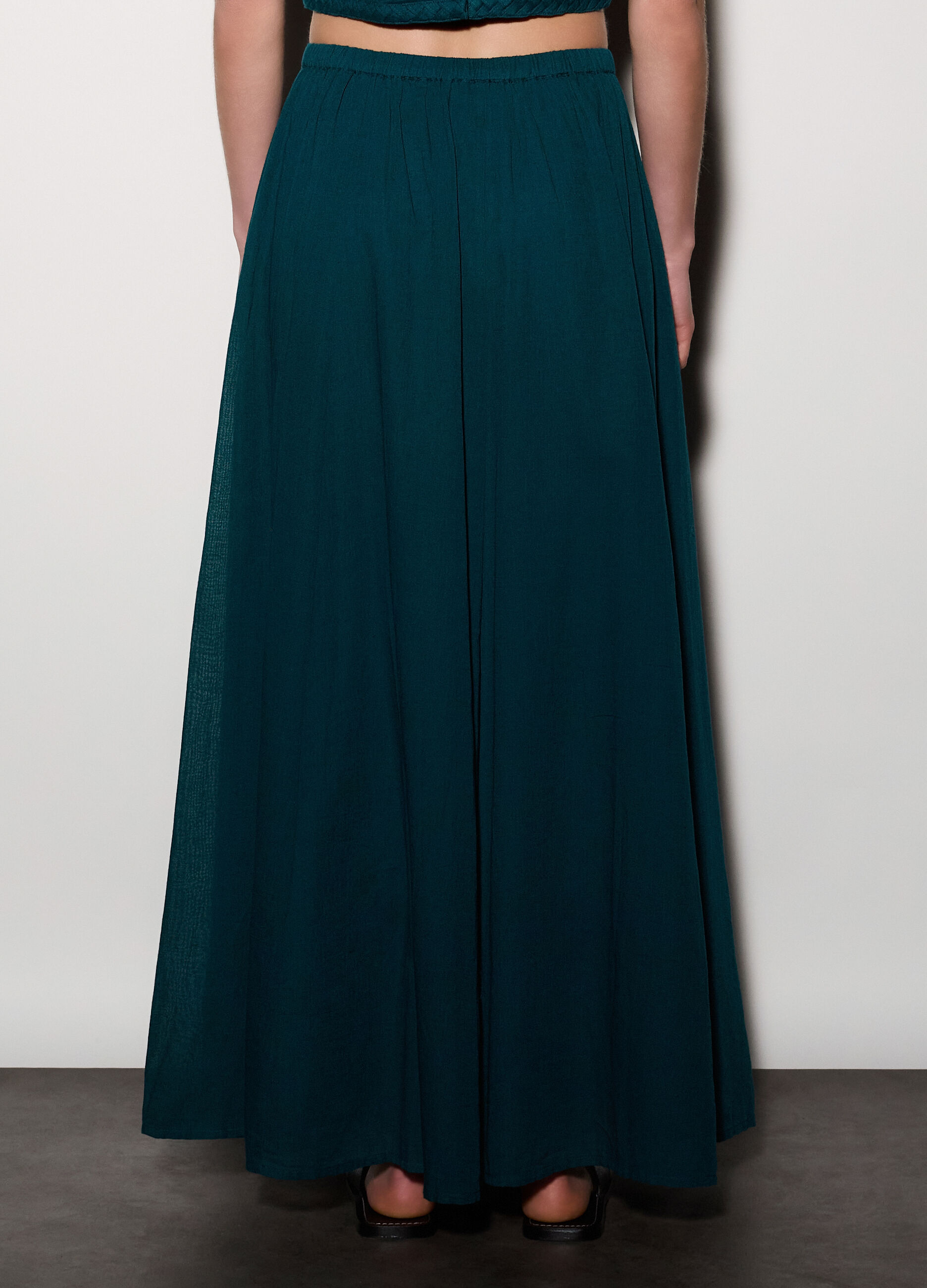 Gonna lunga misto lino donna_2