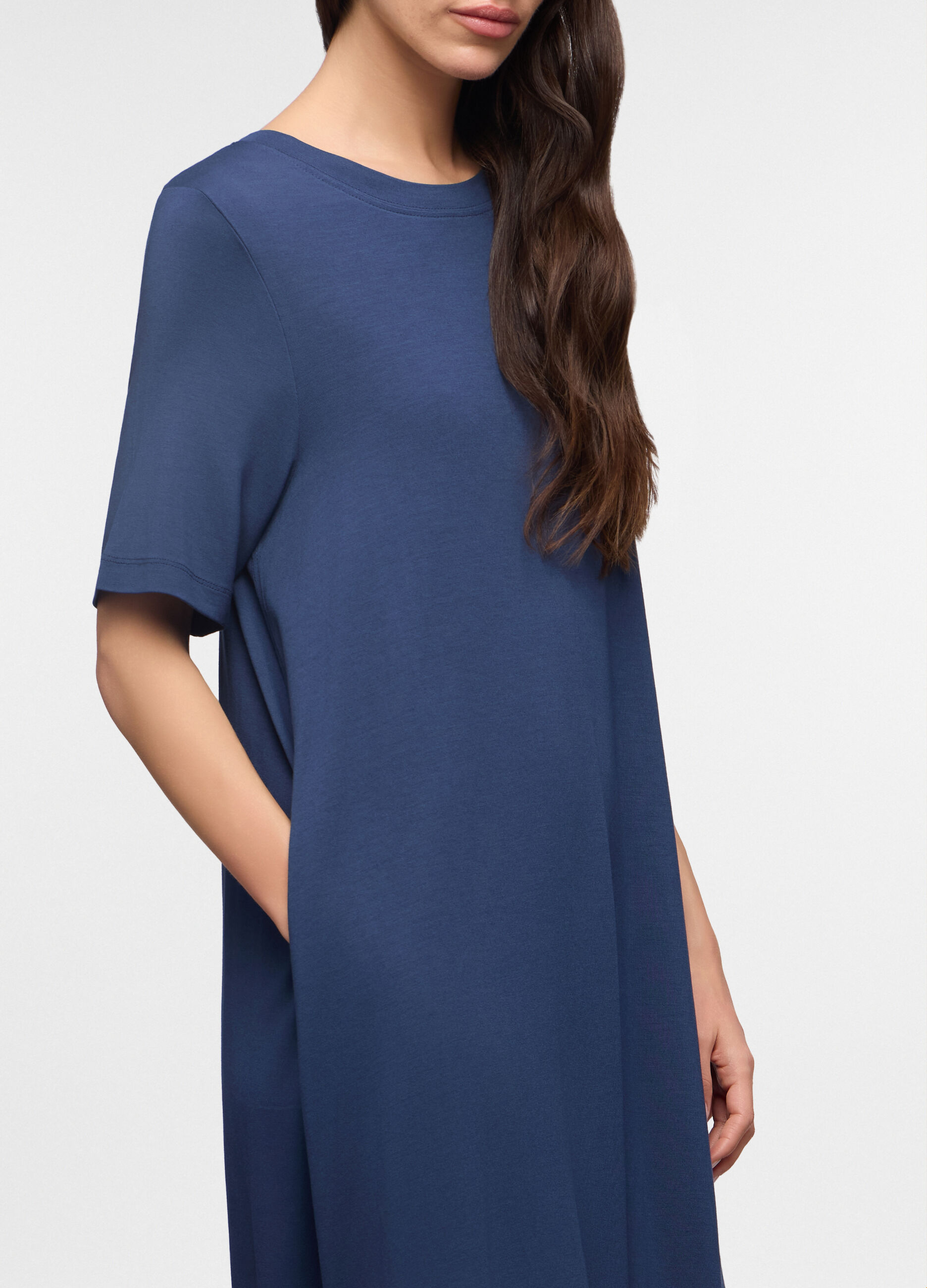 Caftano copricostume stretch donna_2