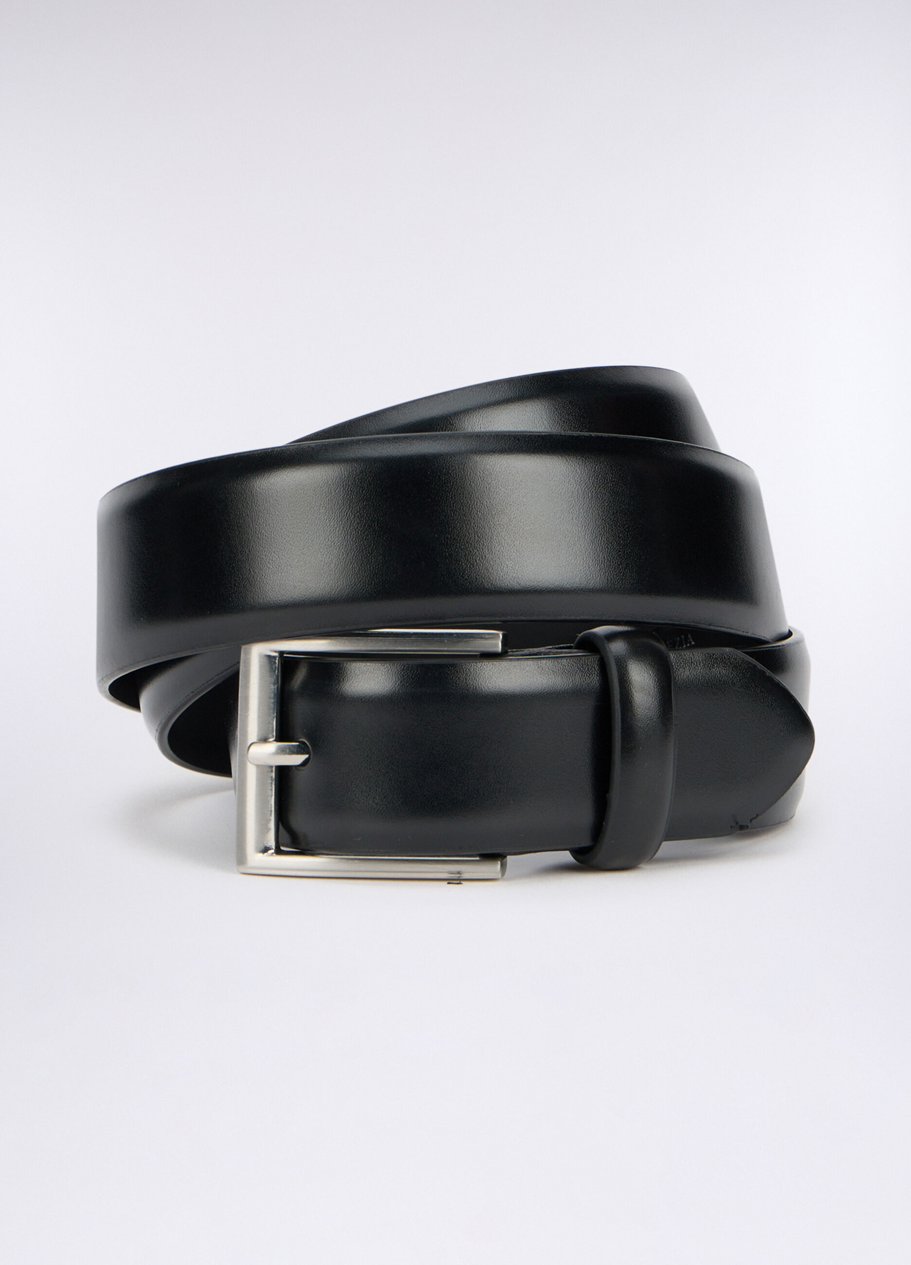 Cintura in pelle liscia uomo_0