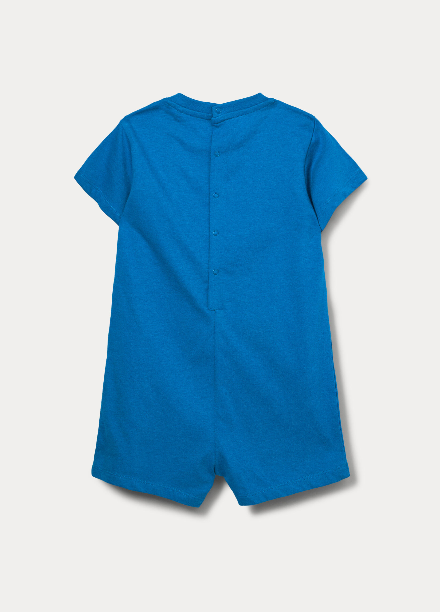 Tutina pigiama in jersey di puro cotone neonato_1