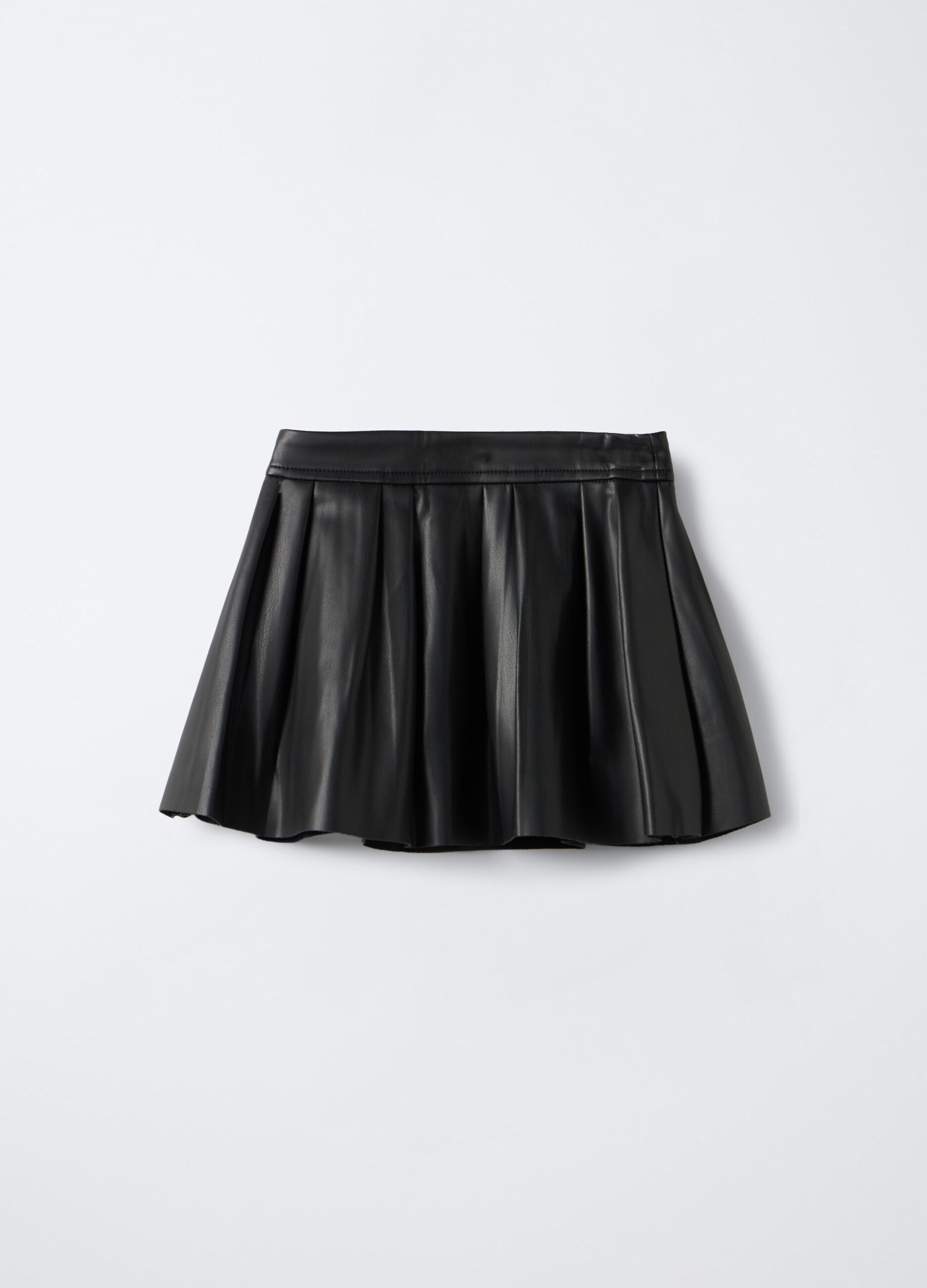 Minigonna con fiocchi applicati bambina_1