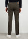 Pantaloni slim fit in twill di cotone stretch uomo_1