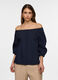 Blusa con scollo dritto regular fit donna_0