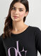 T-shirt in jersey di cotone stretch donna_2