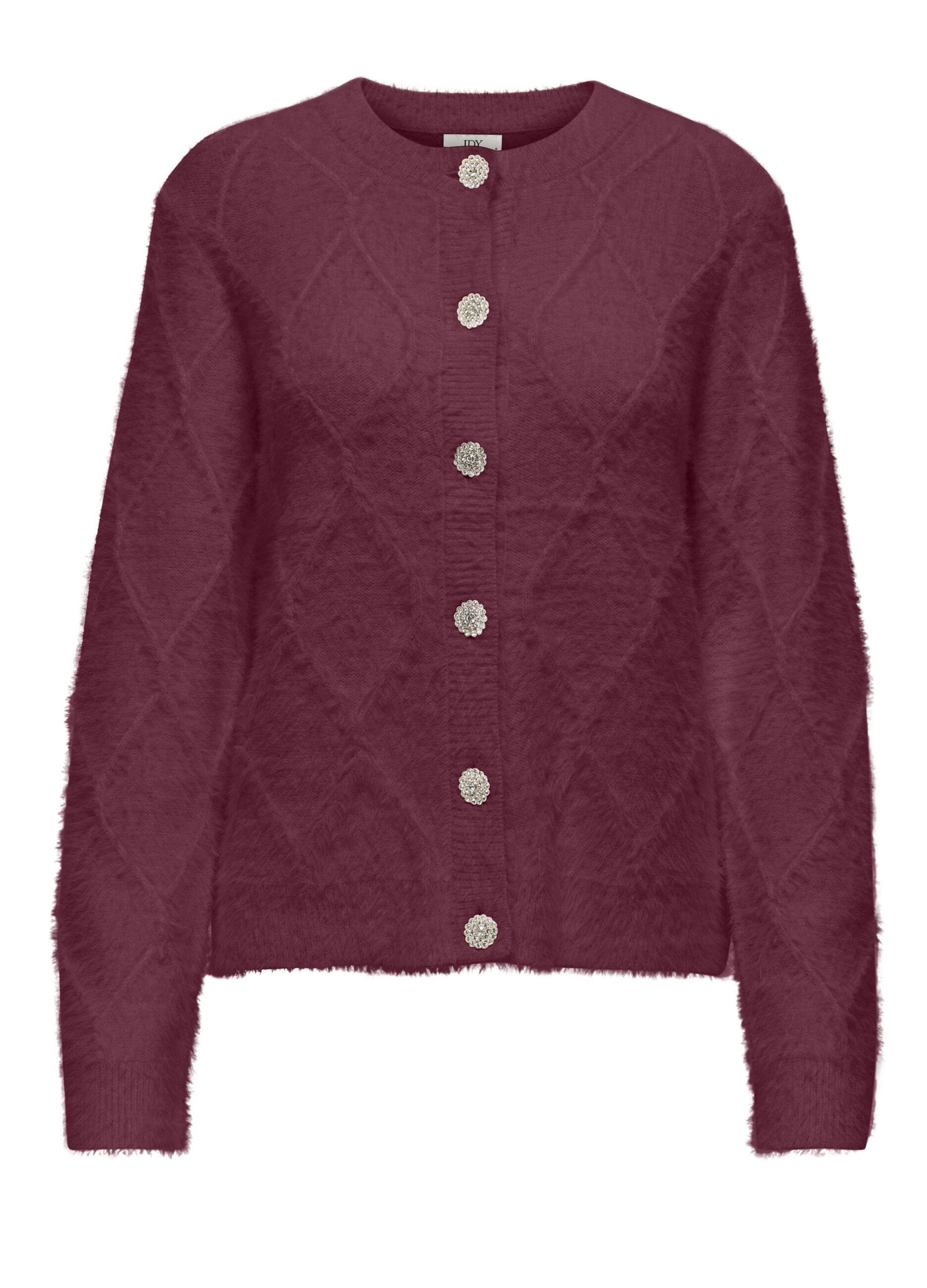 Cardigan con lavorazione jacquard donna_0