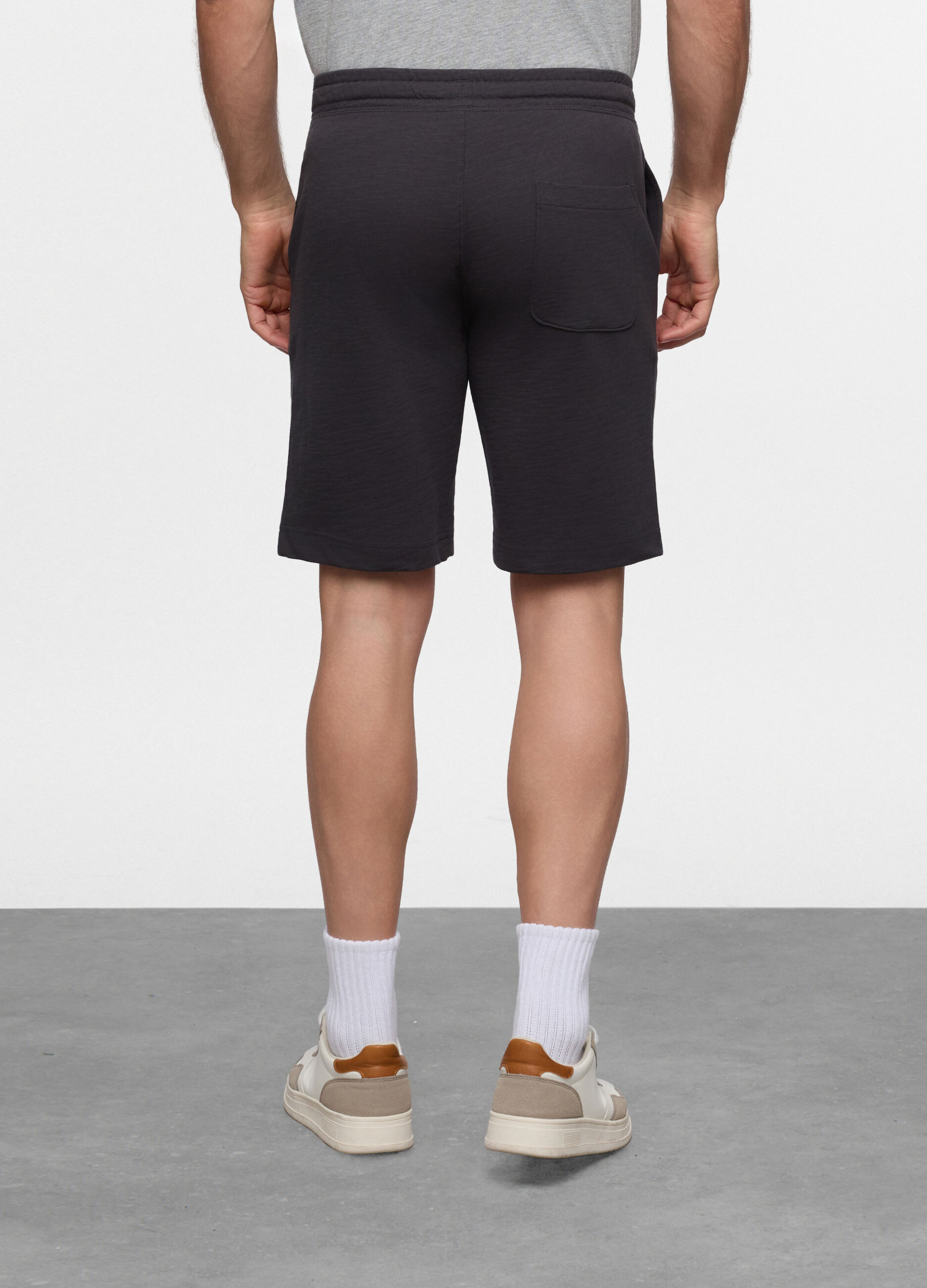 Pantaloncini sportivi in cotone uomo_1