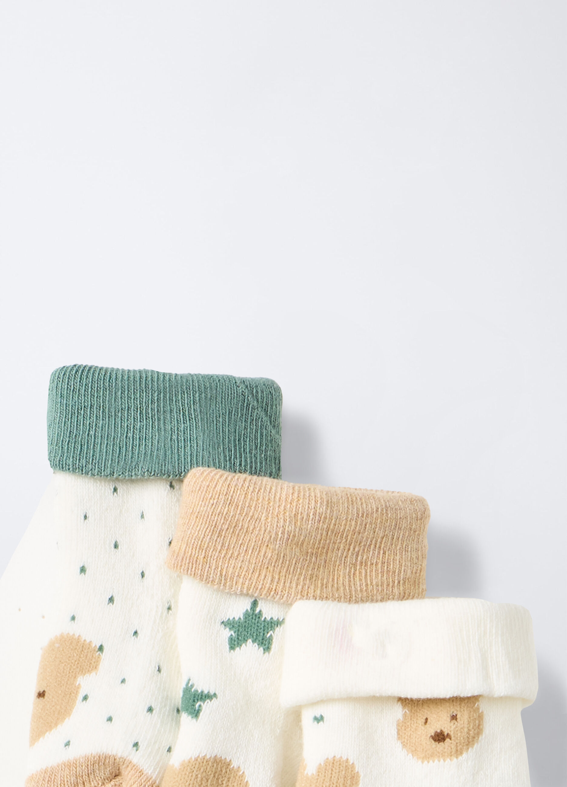 Pack 3 calze in spugna misto cotone stretch _2