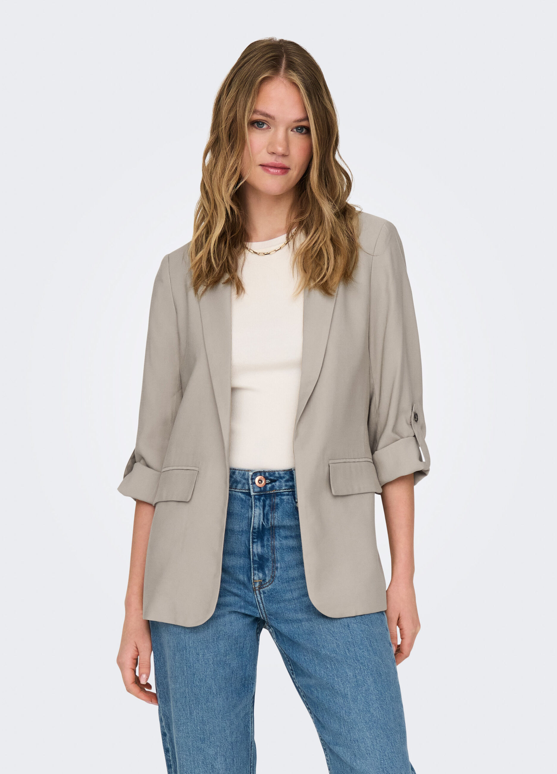 Blazer con collo revers donna