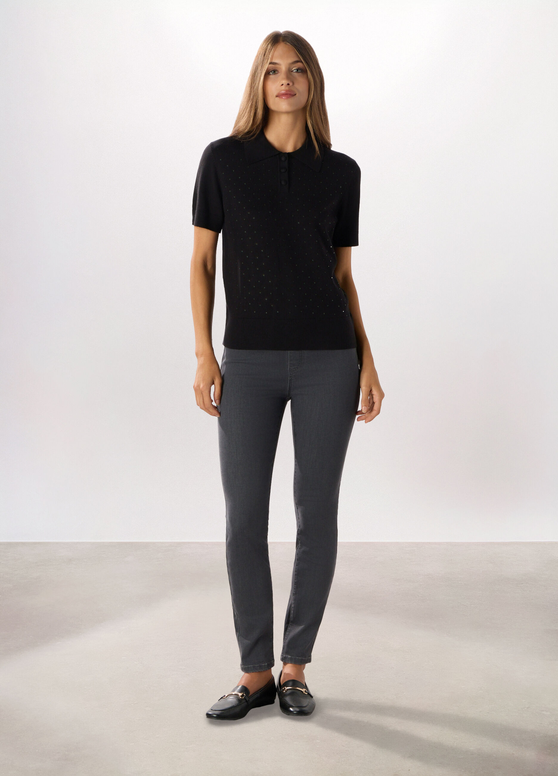 Jeggings in denim misto cotone stretch donna_0