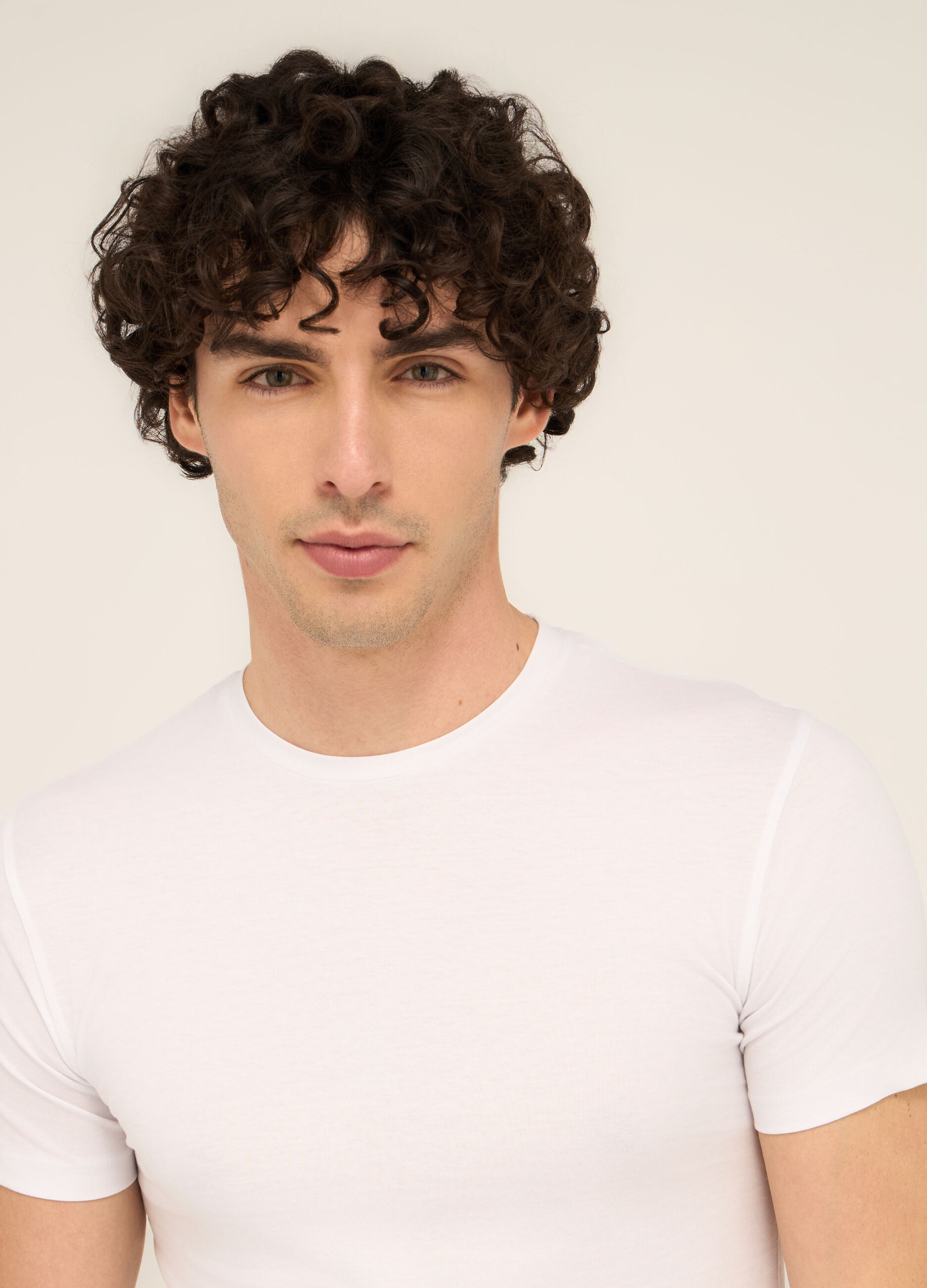 T-shirt intima girocollo in cotone uomo_2
