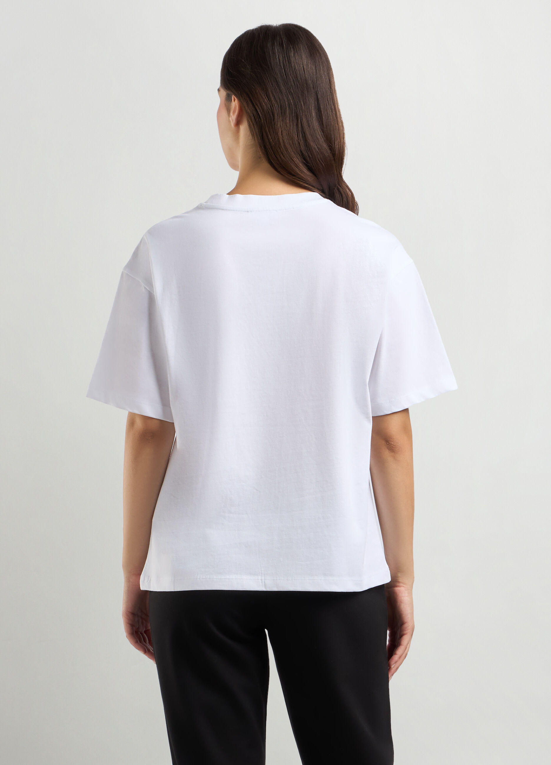 T-shirt in puro cotone donna_1