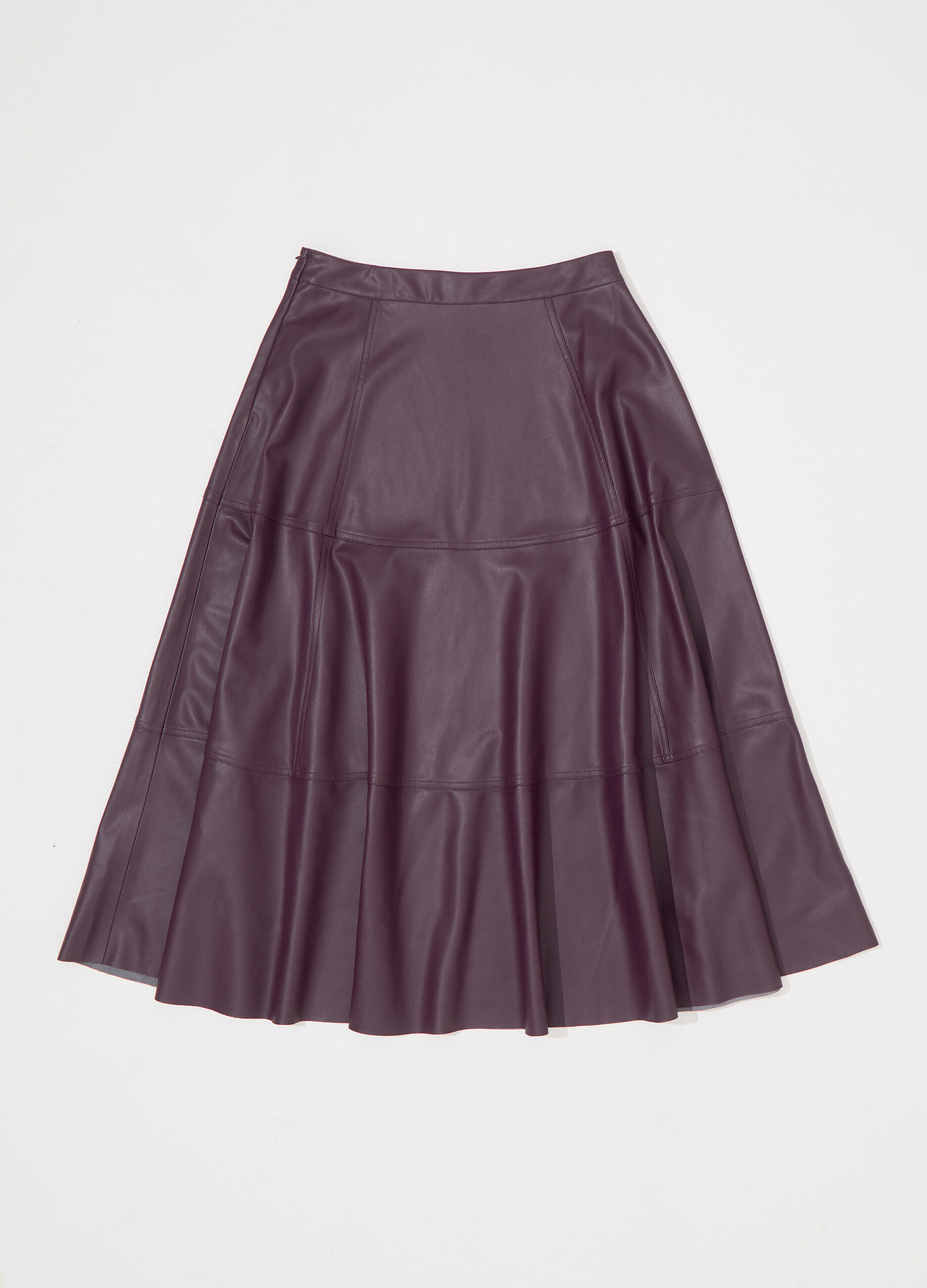 Gonna lunga in ecopelle donna_5