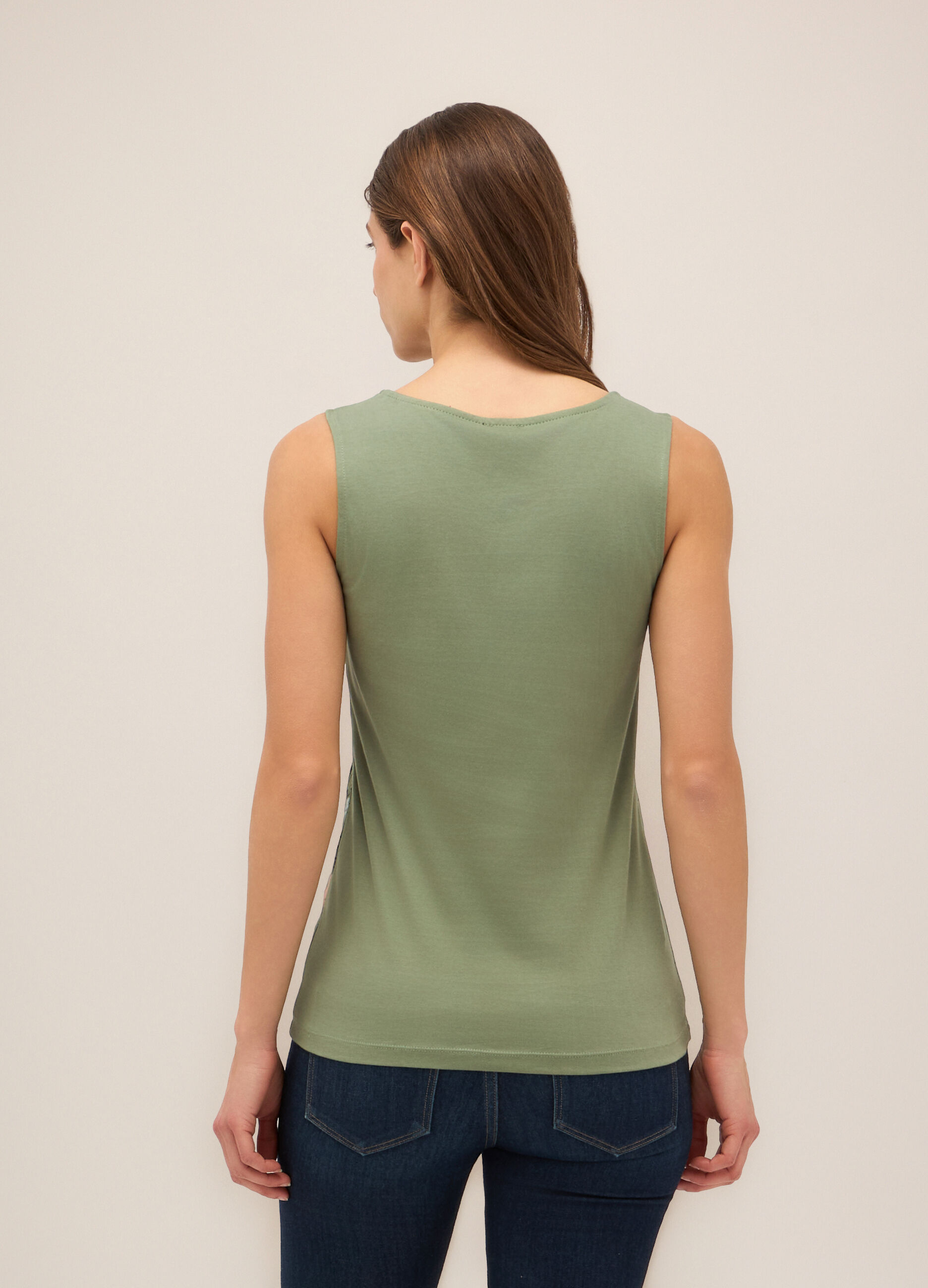 Canotta in puro cotone donna_1