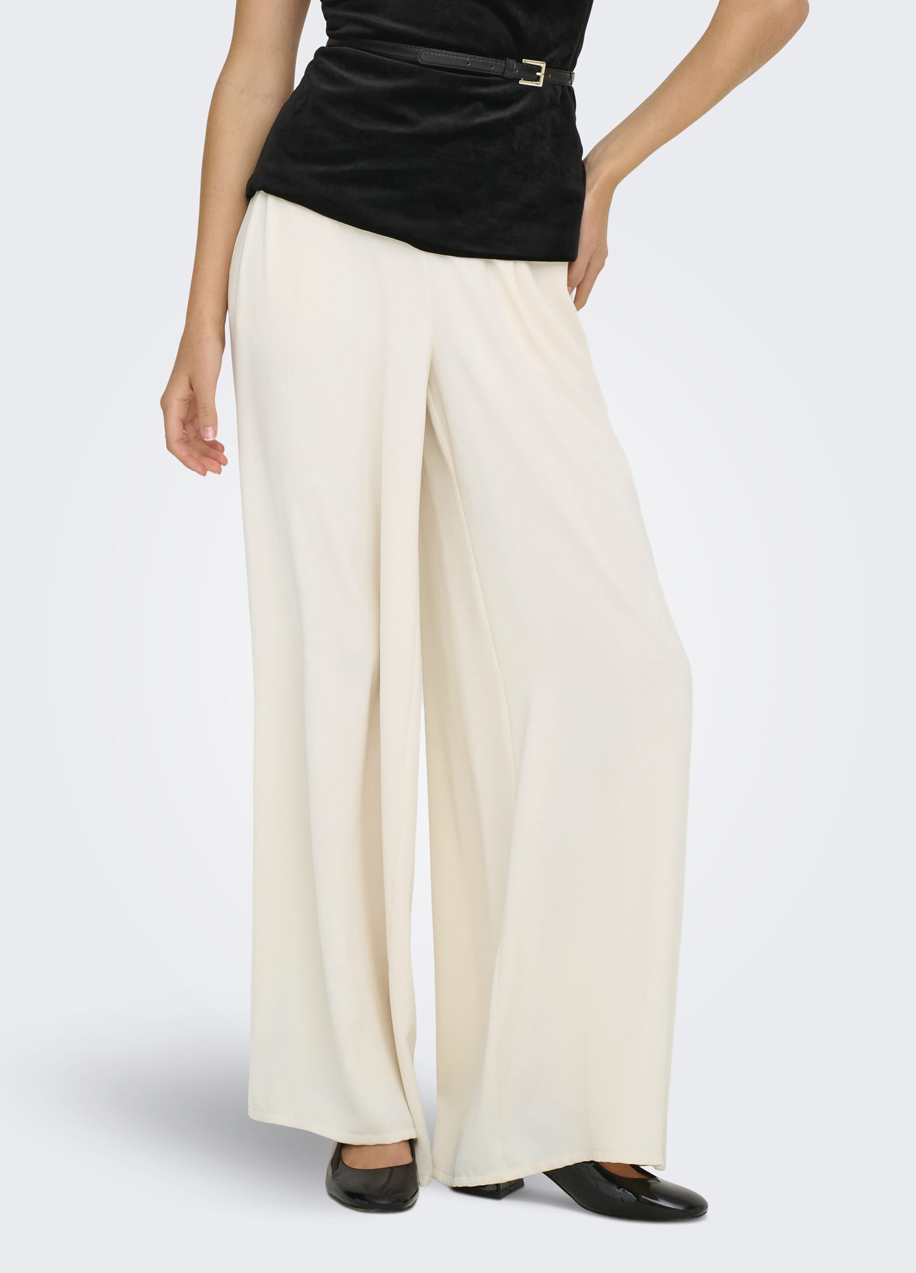 Pantaloni wide leg fit_0