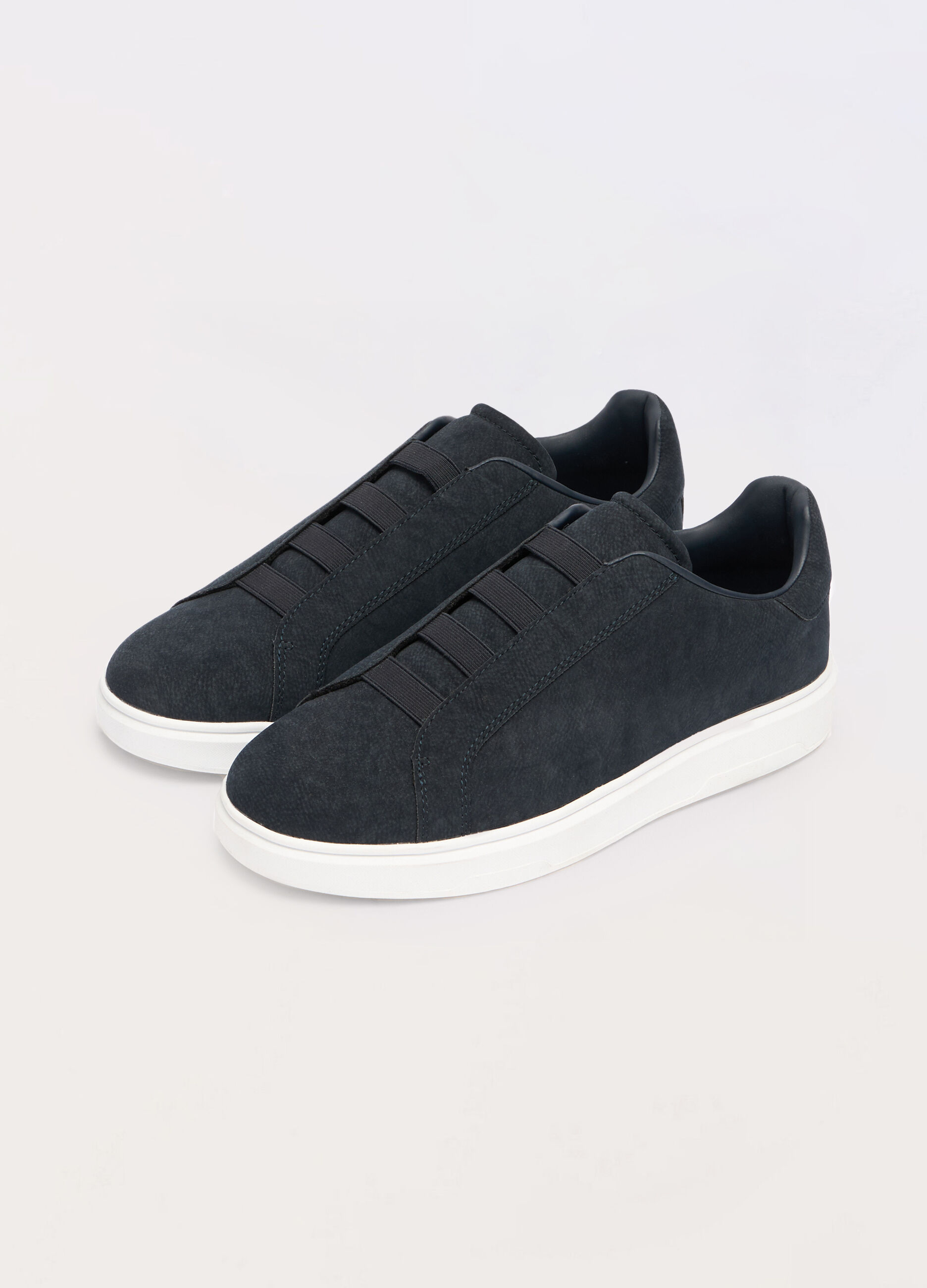 Sneaker slip-on in ECOpelle scamosciata uomo_1