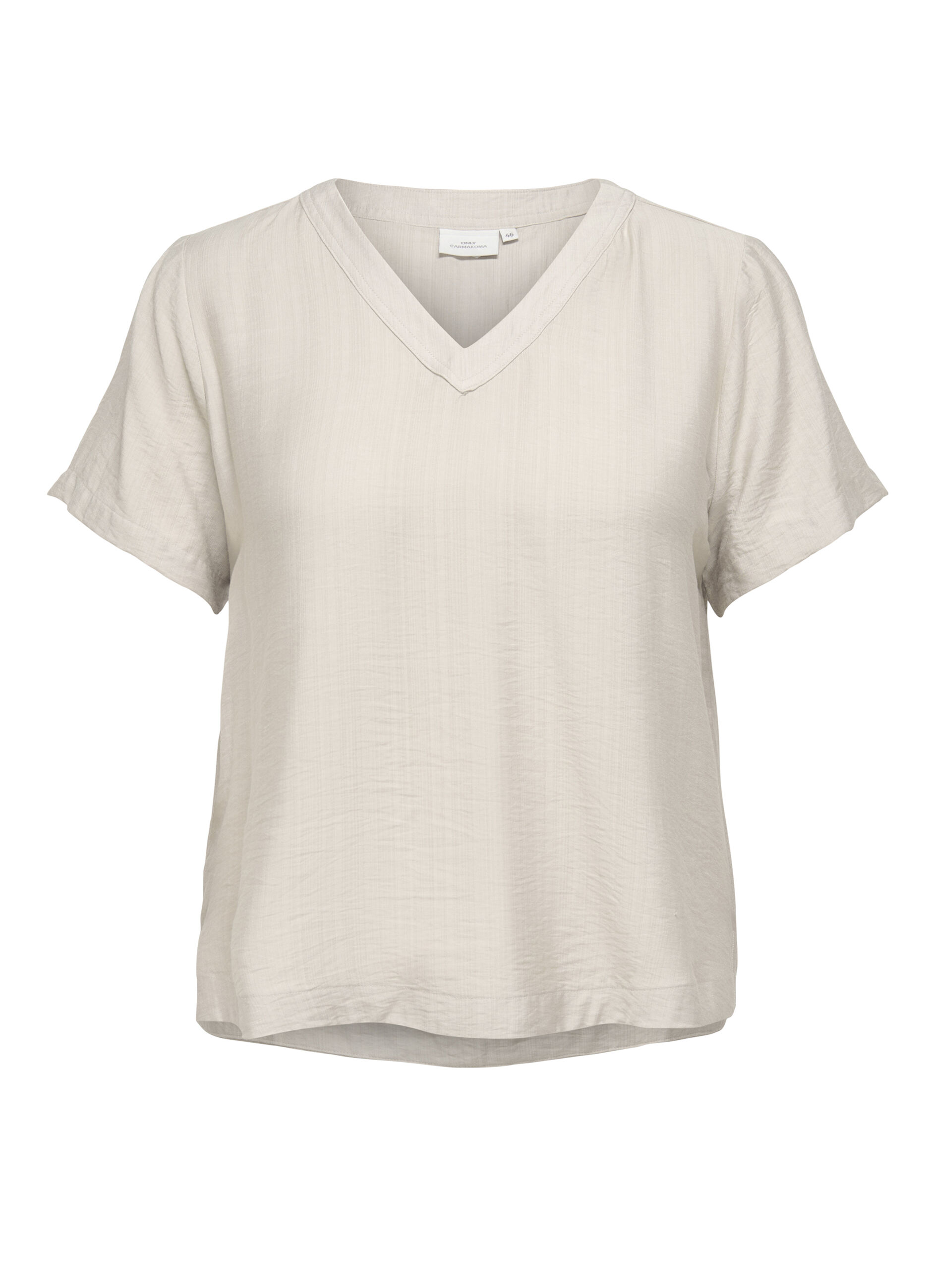 T-shirt con scollo a V donna_0