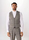 Gilet in Principe di Galles misto lana uomo_0