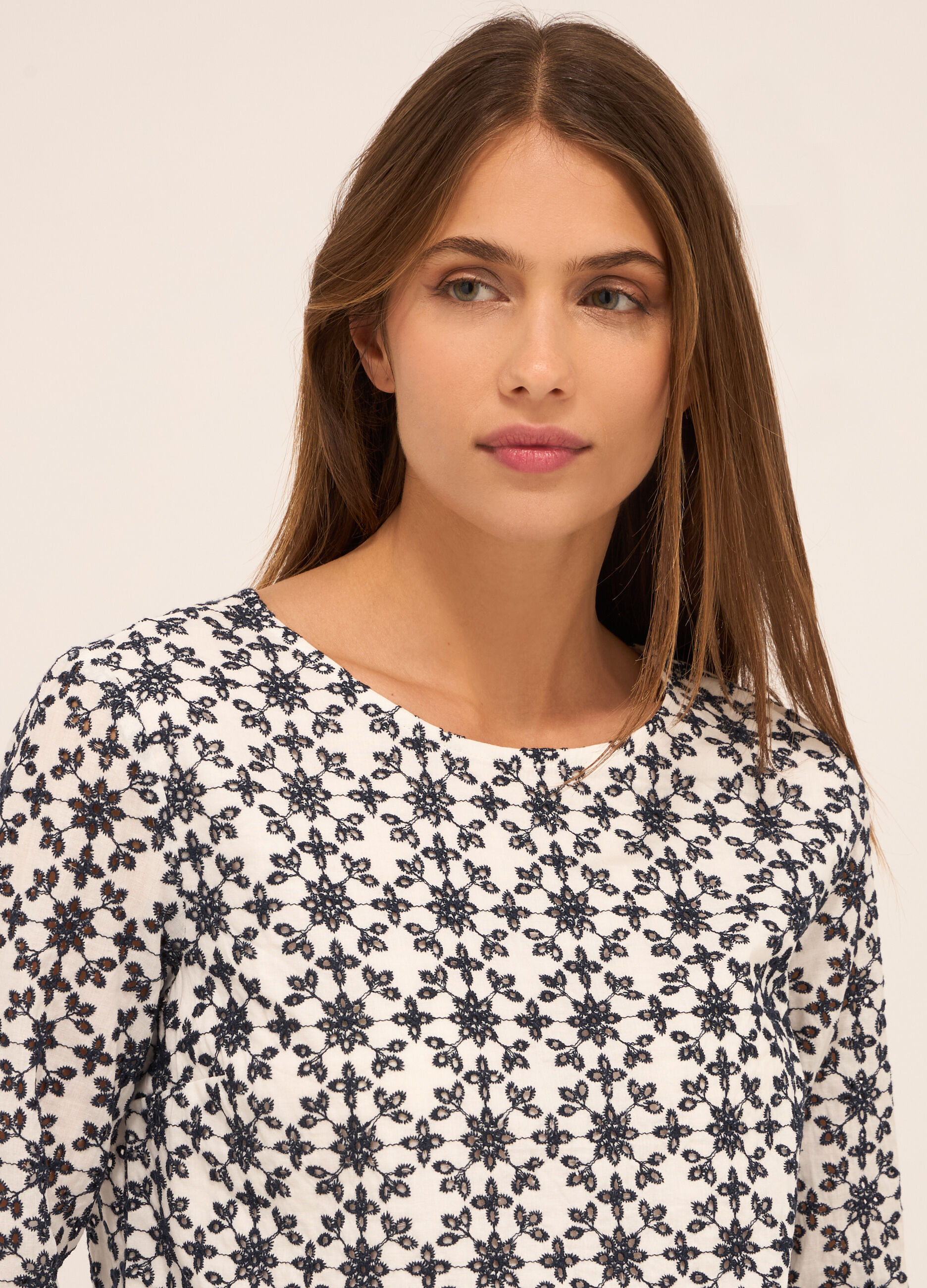 Blusa in puro cotone donna_2