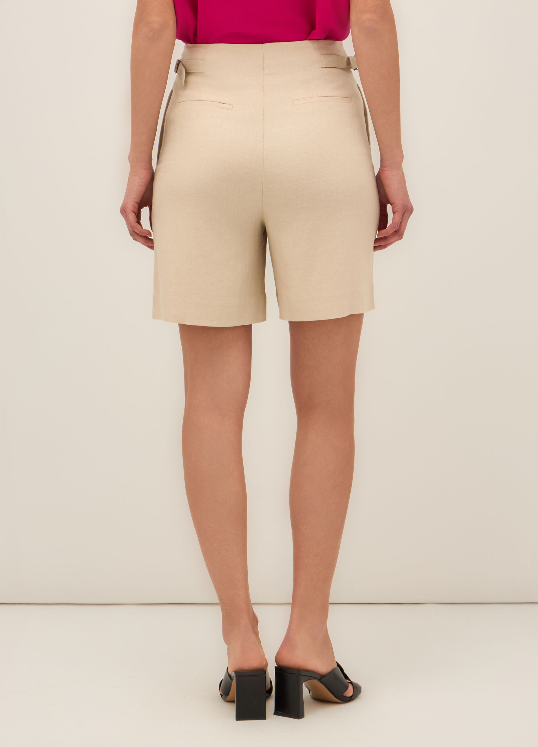 Shorts misto lino donna_1