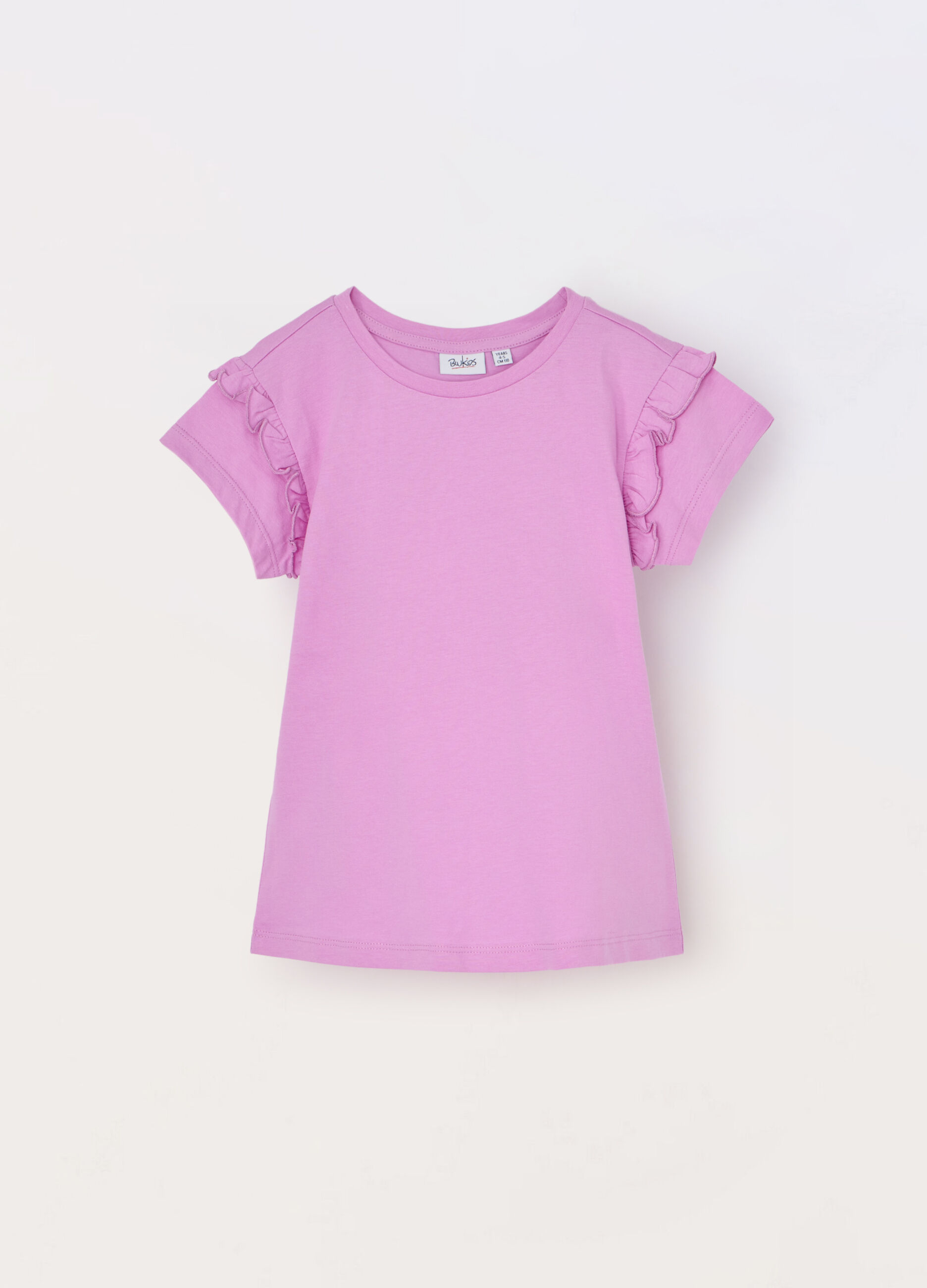 T-shirt in jersey di puro cotone bambina_0