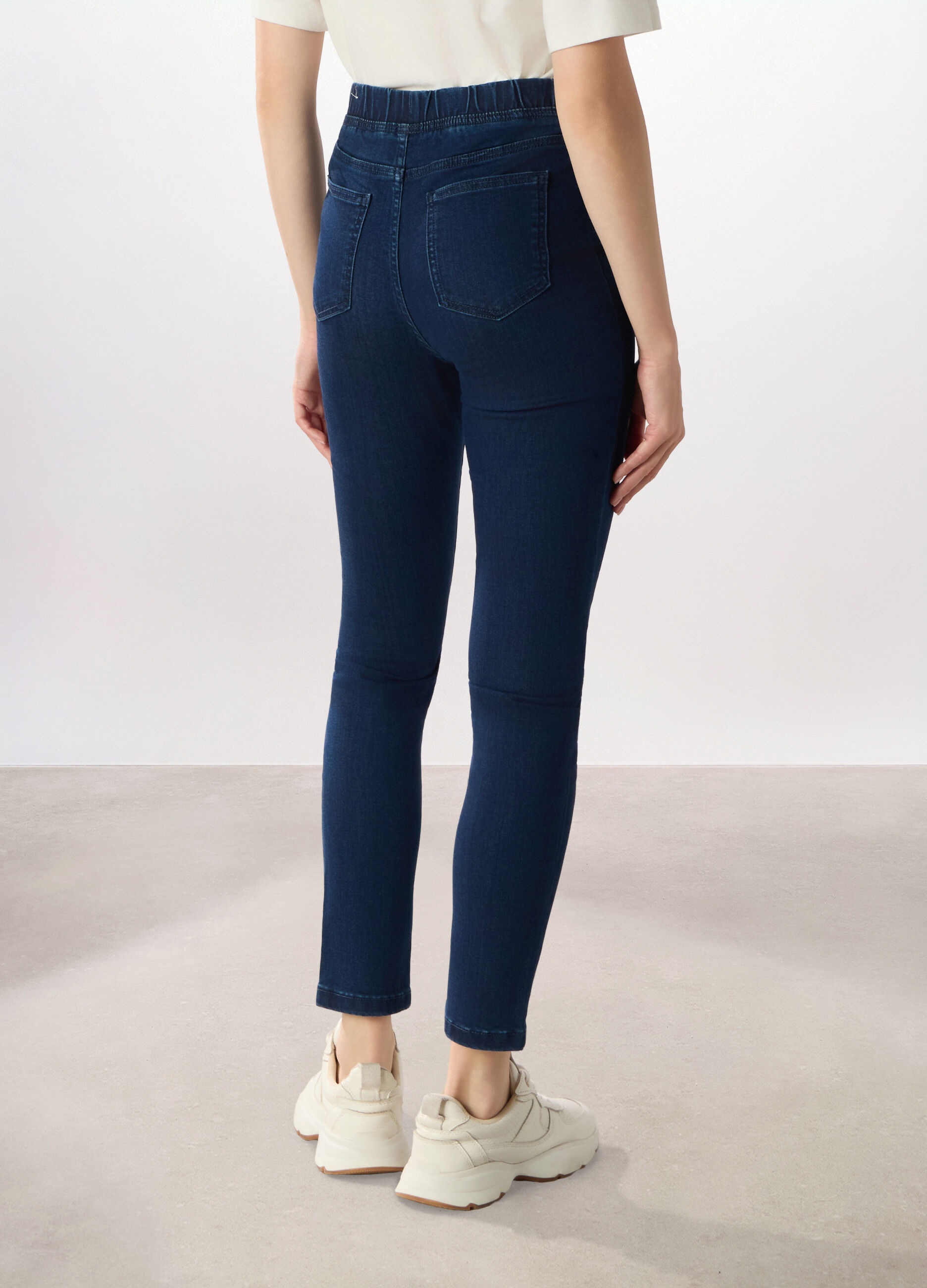 Jeggings in denim misto cotone stretch donna_1