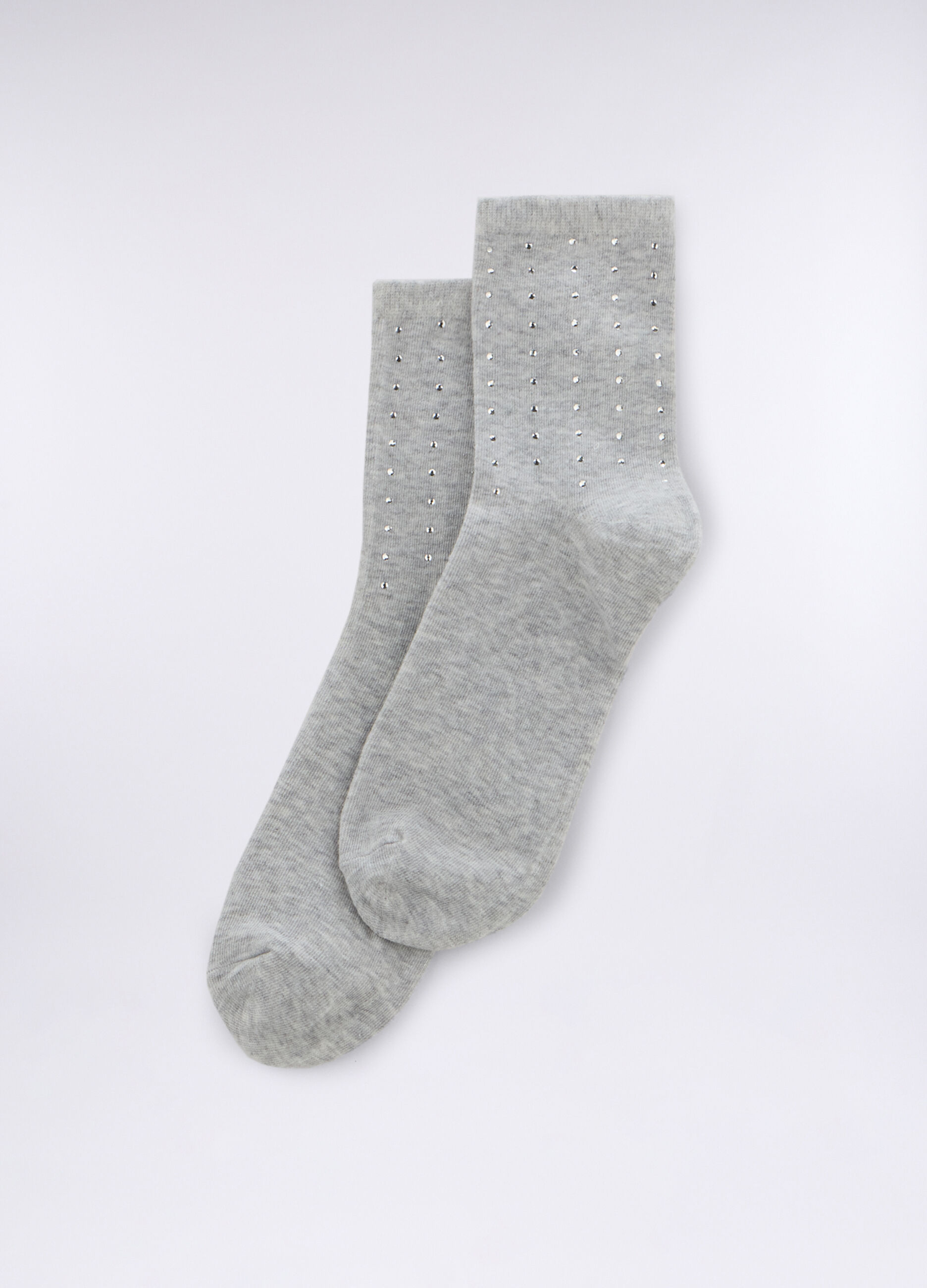 Calze corte in cotone stretch donna_0