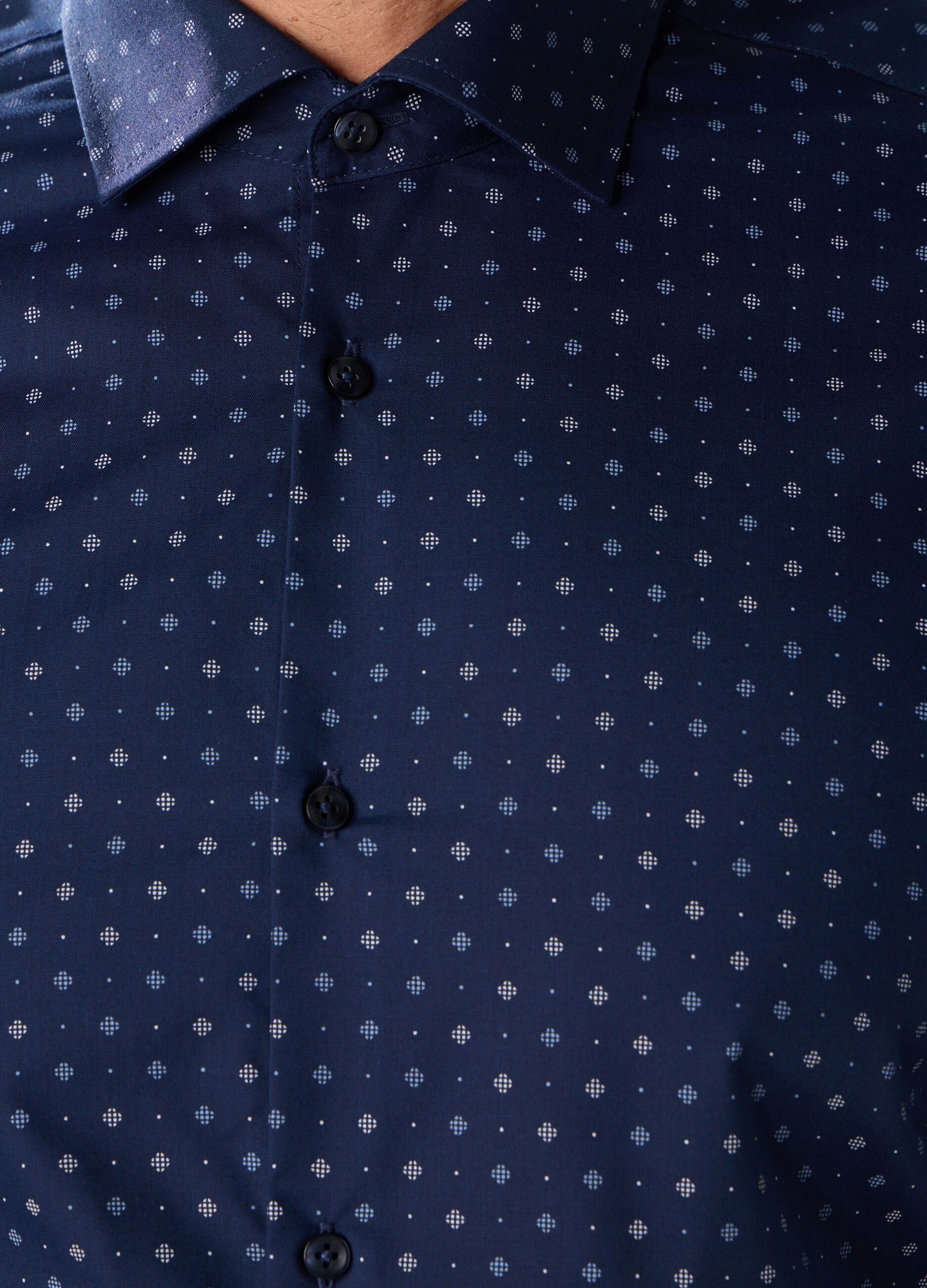 Camicia slim fit con stampa uomo_2