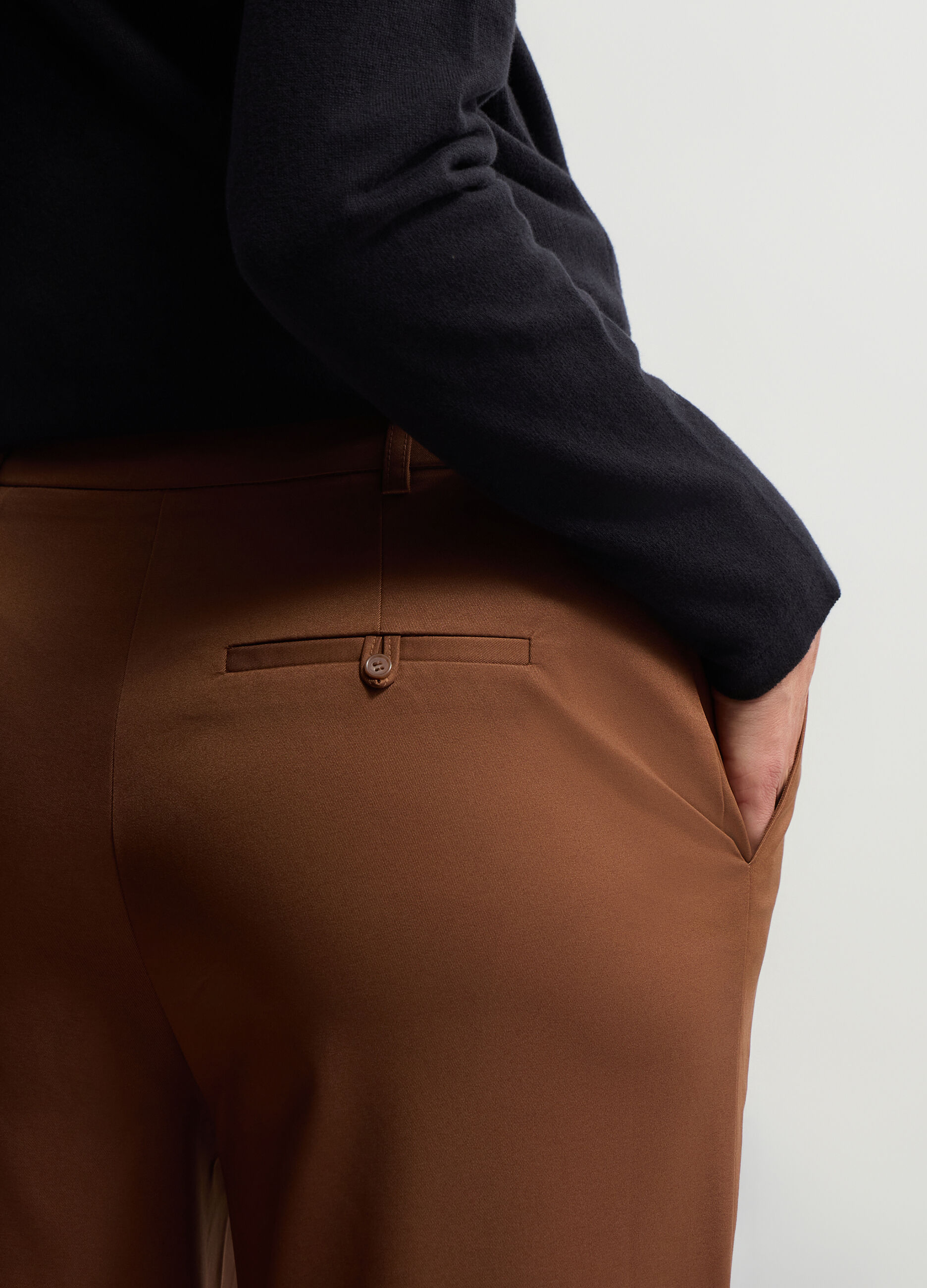 Pantaloni Fit Straight stretch donna_3