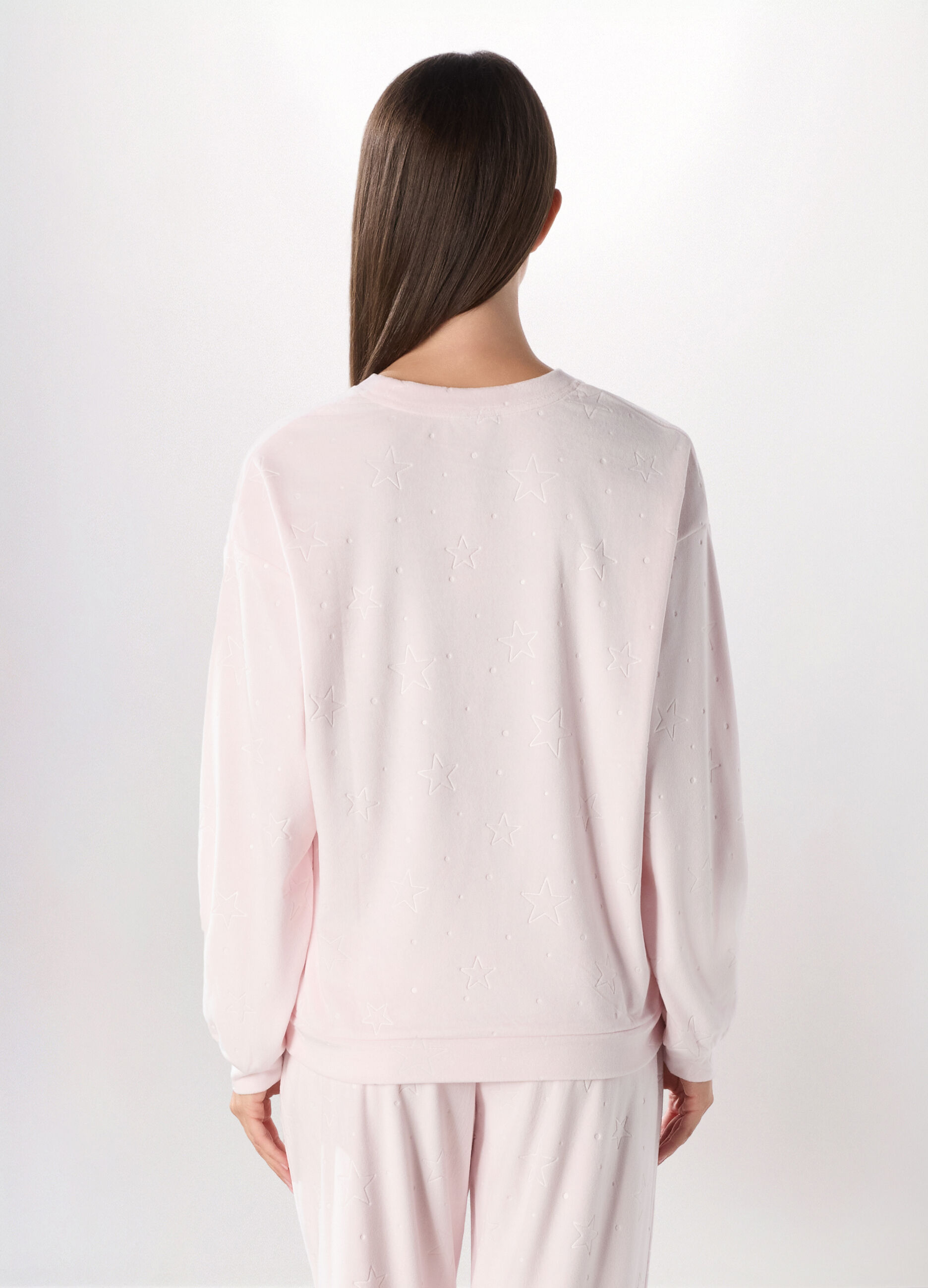 Top pigiama velour donna_1