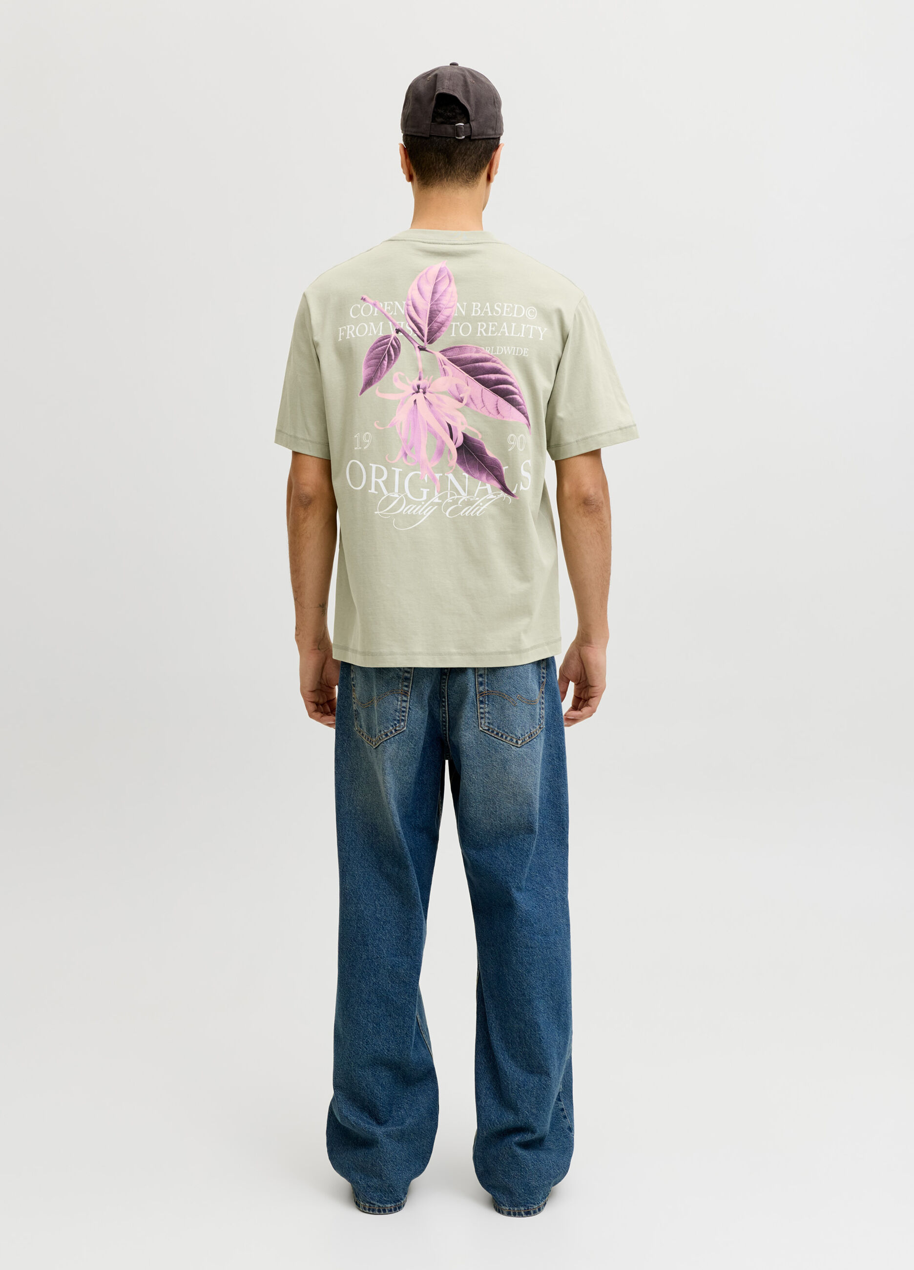 T-shirt relaxed fit con stampa uomo_2