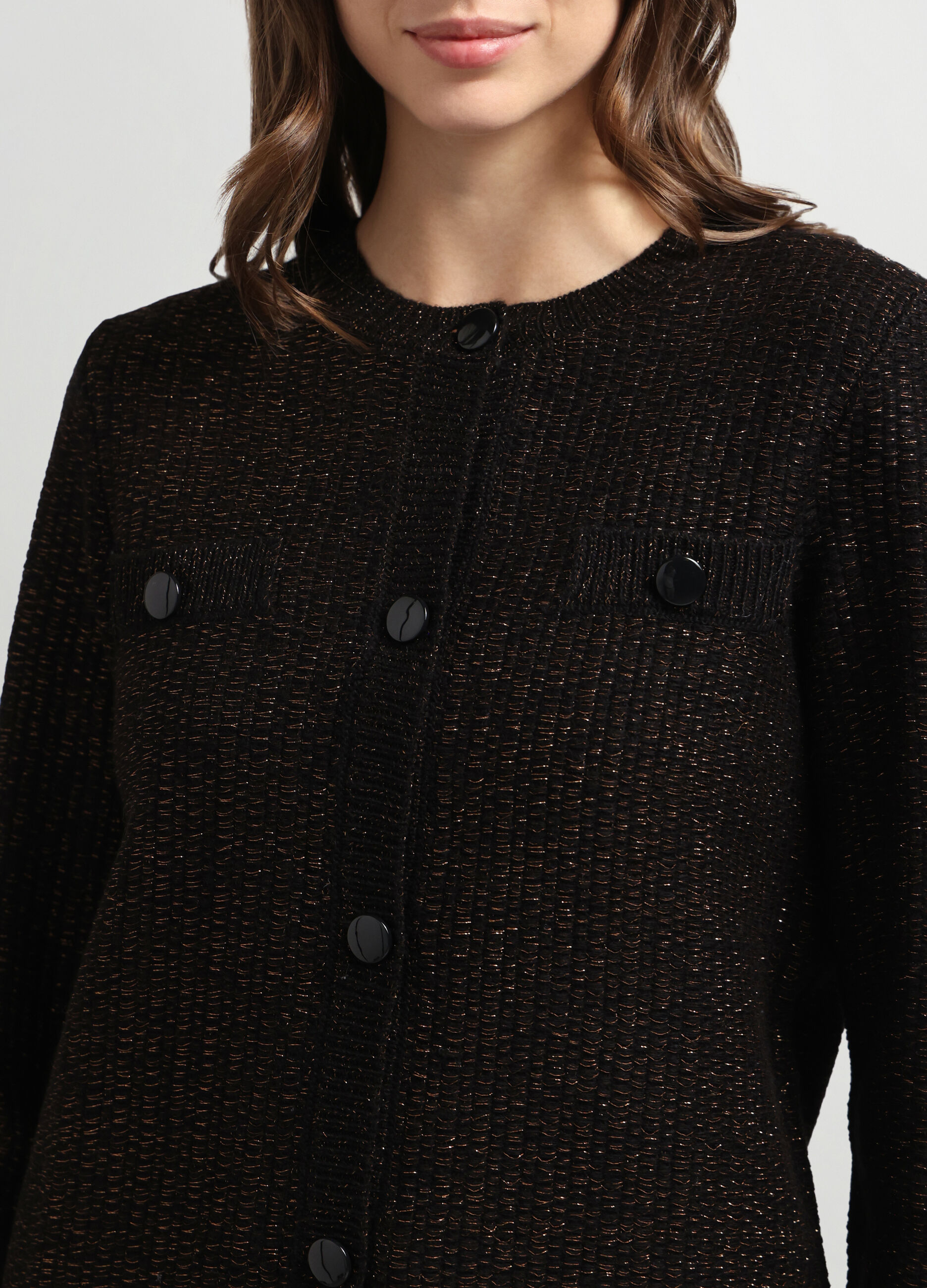 Cardigan misto lana donna_2