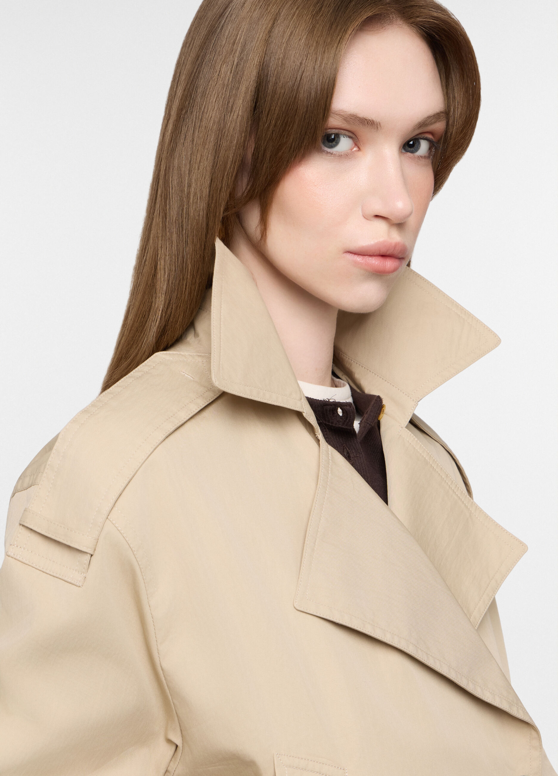 Trench corto doppiopetto donna_2