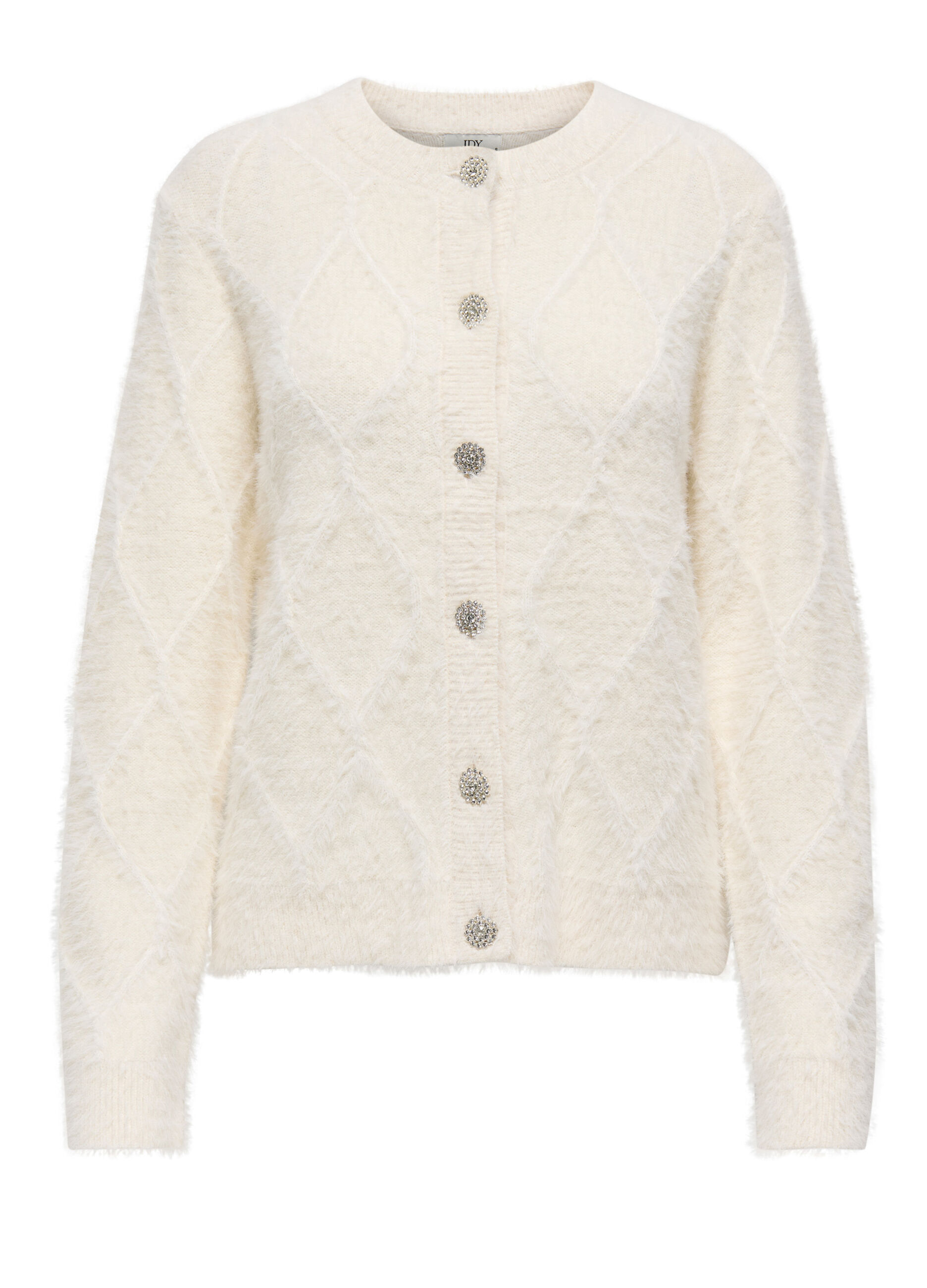 Cardigan con lavorazione jacquard donna_4