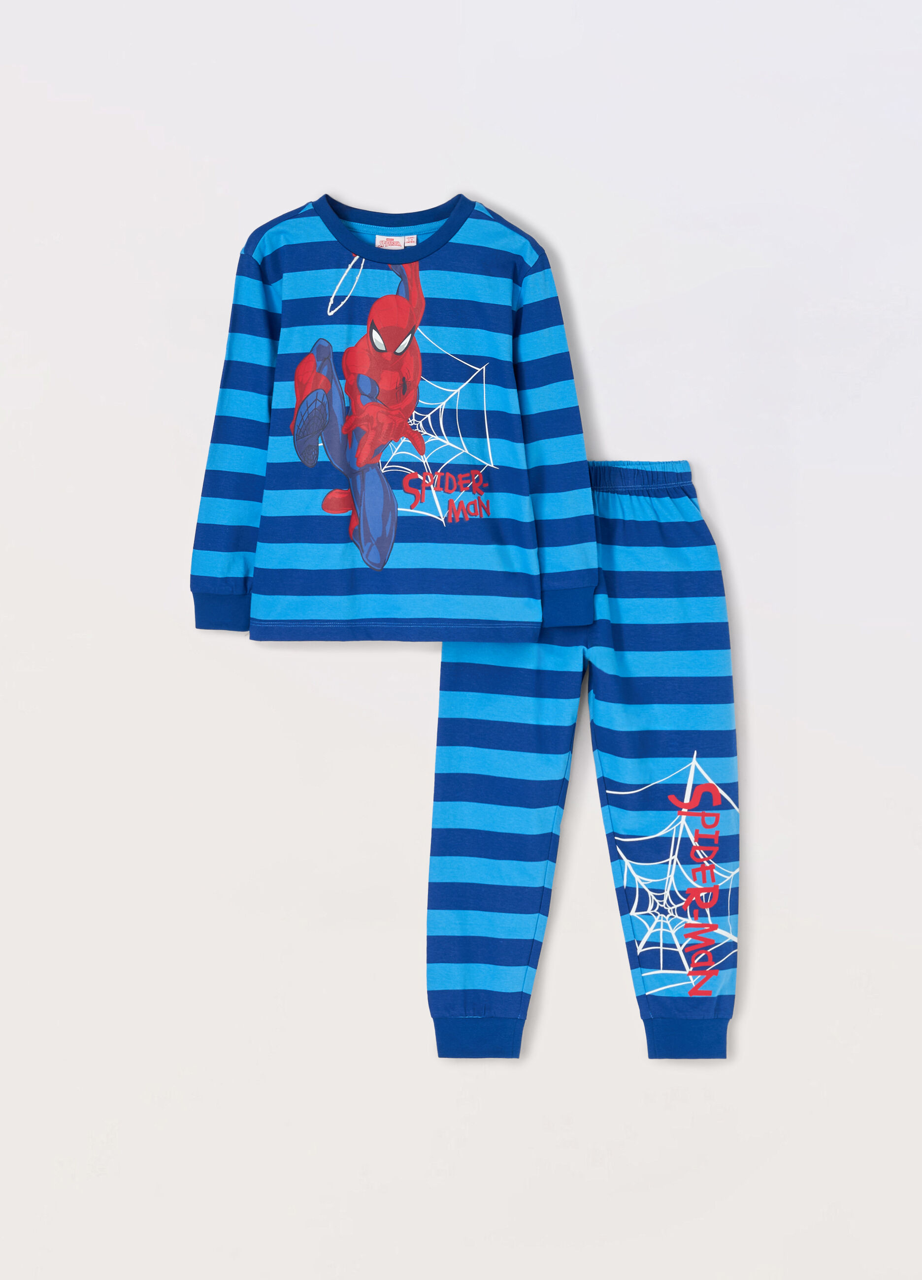 Set pigiama in jersey di puro cotone bambino Spider-Man_0