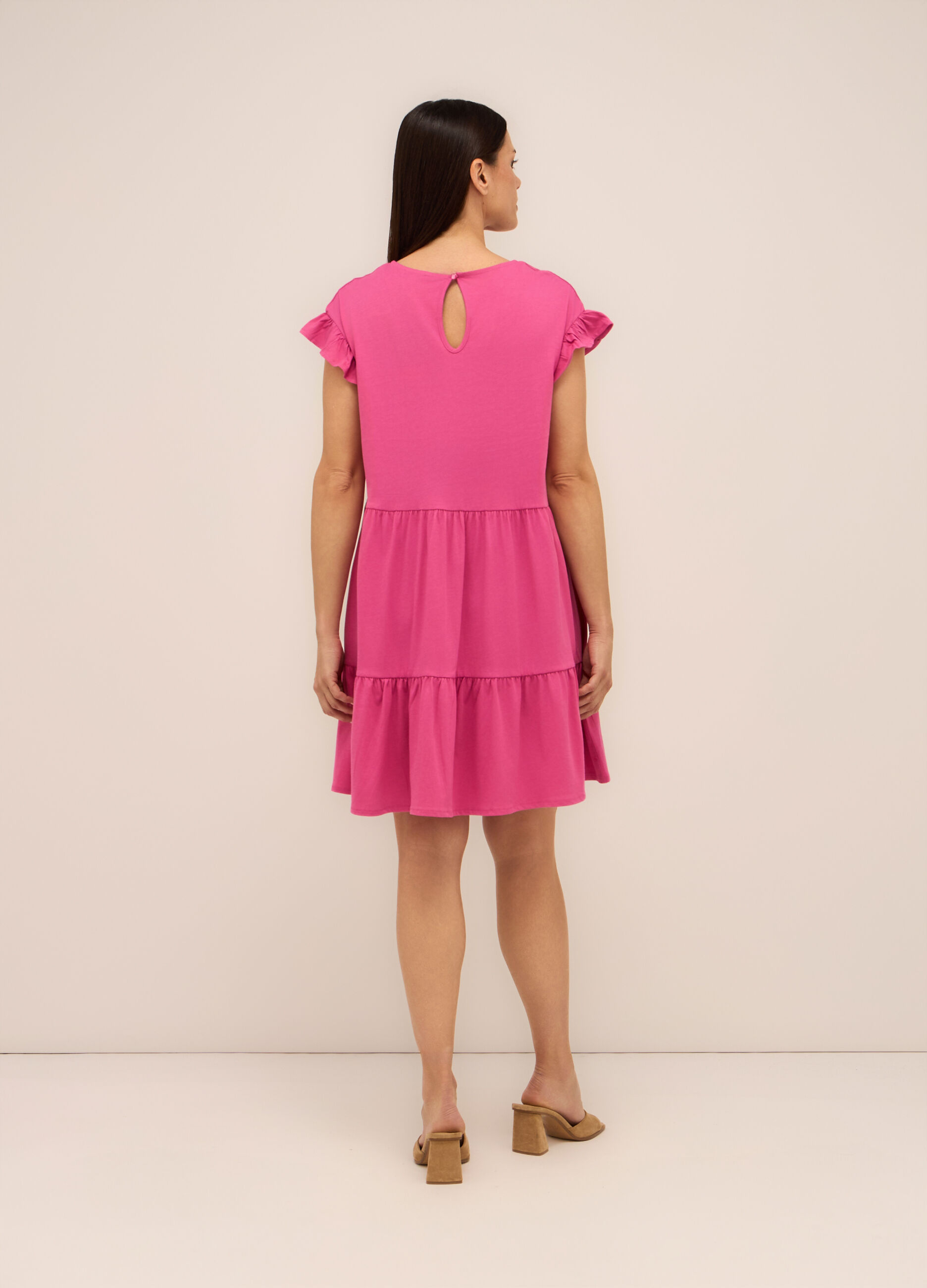 Abito in jersey di puro cotone donna_1