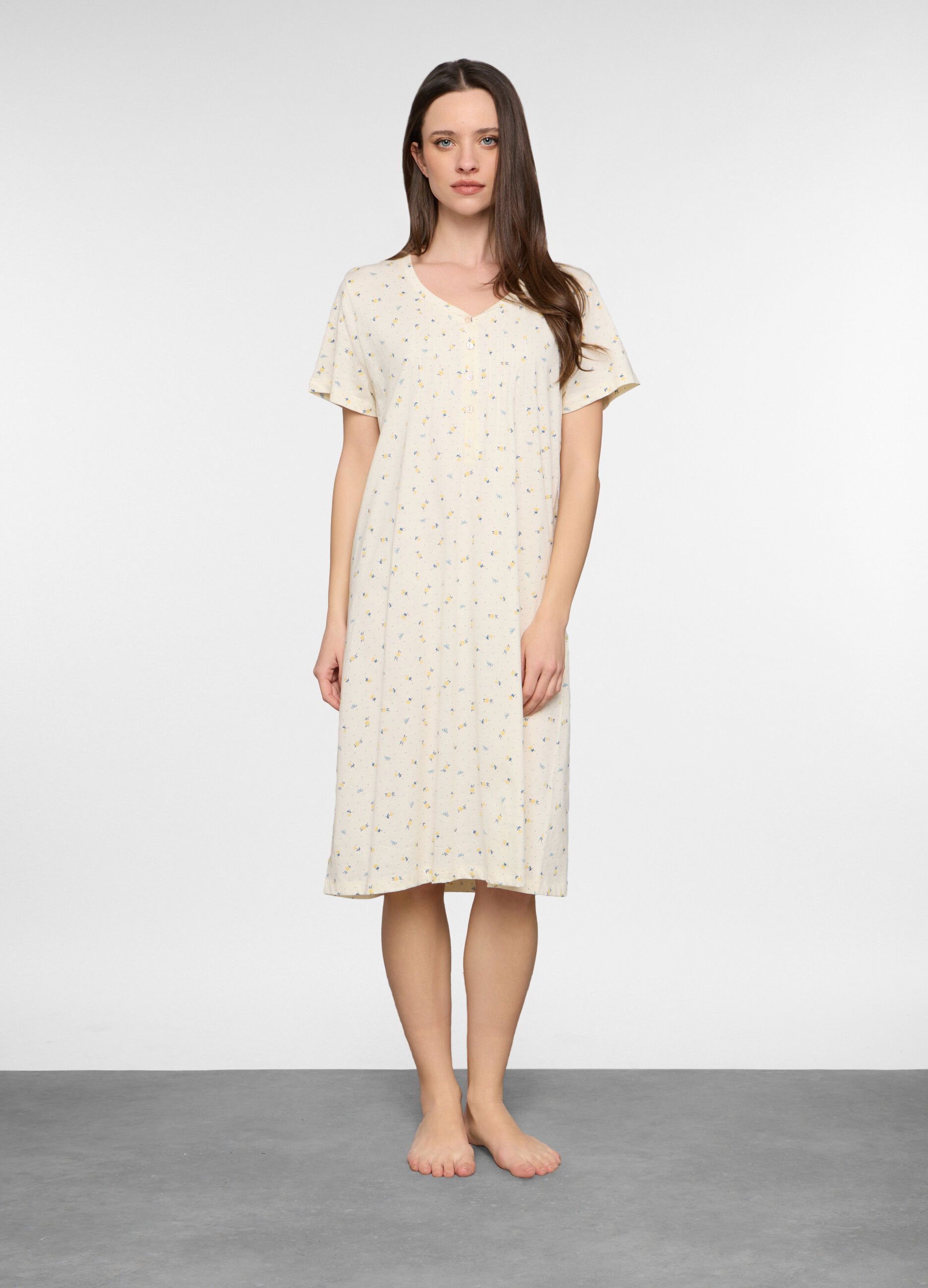 Camicia da notte in jersey donna_0