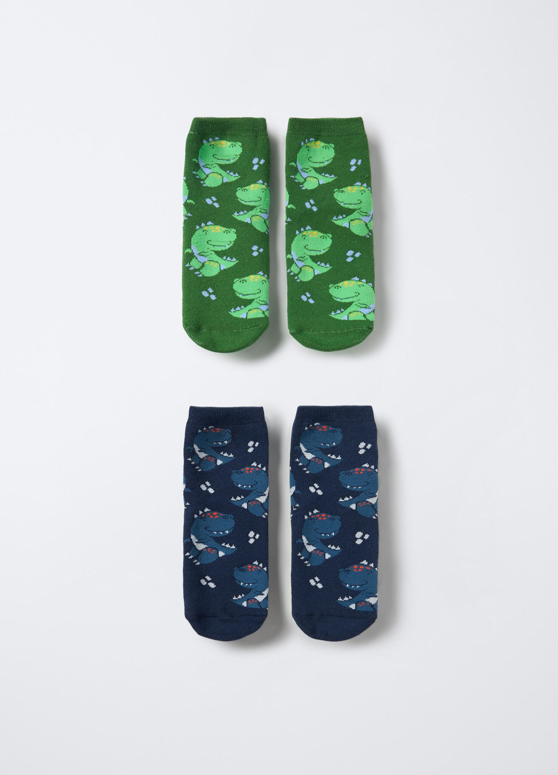 Pack 2 calze antiscivolo in spugna misto cotone bambino_0