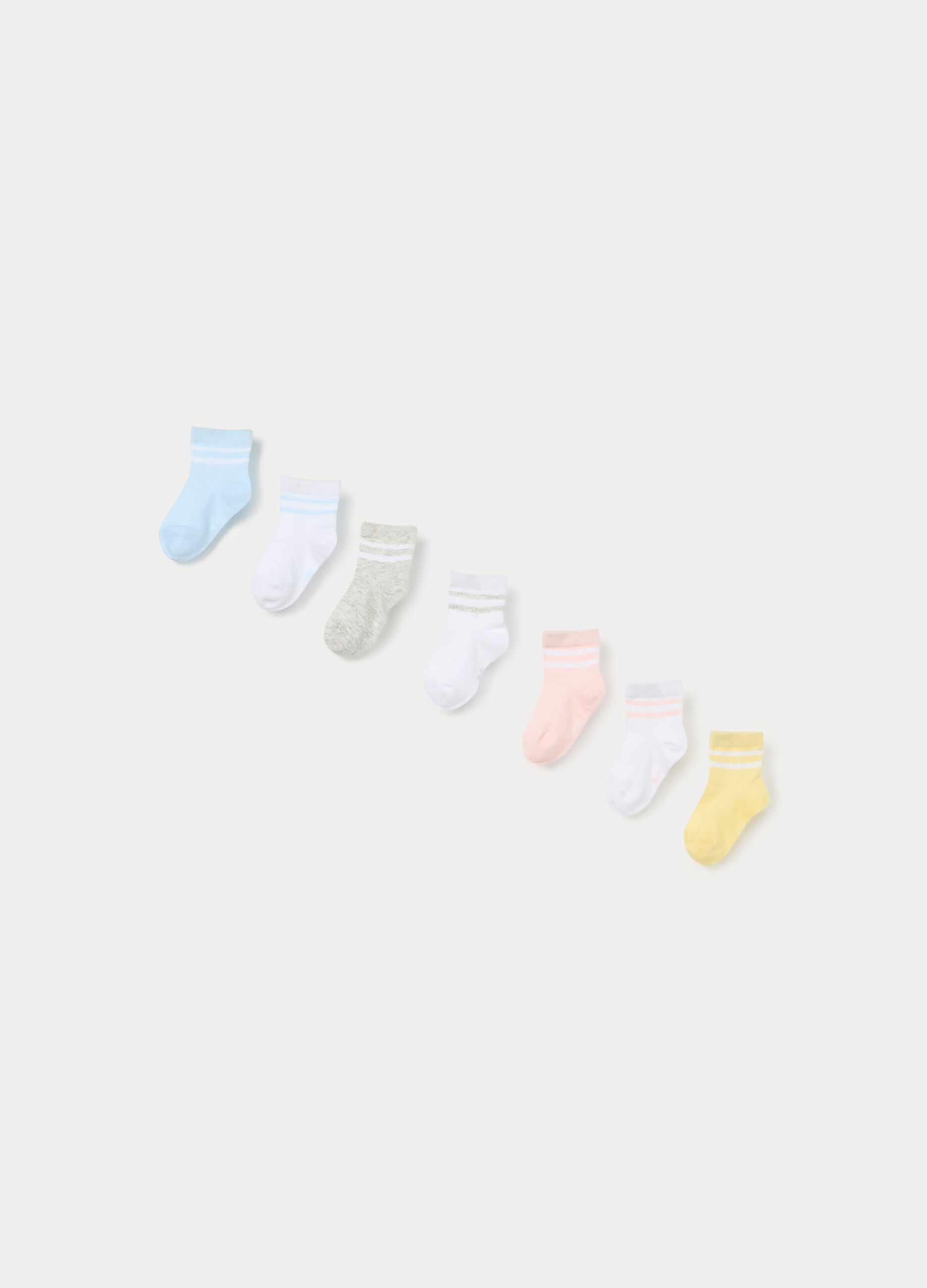 Pack 7 calze misto cotone stretch _1
