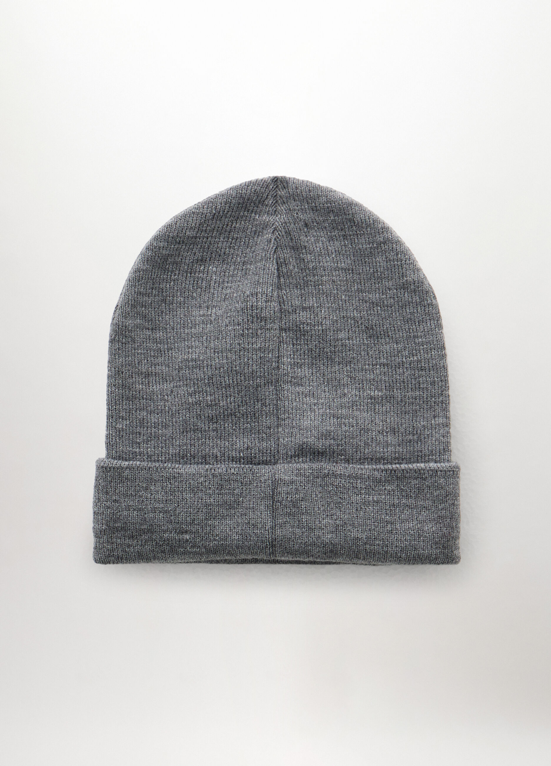 Berretto in maglia con risvolto uomo_1